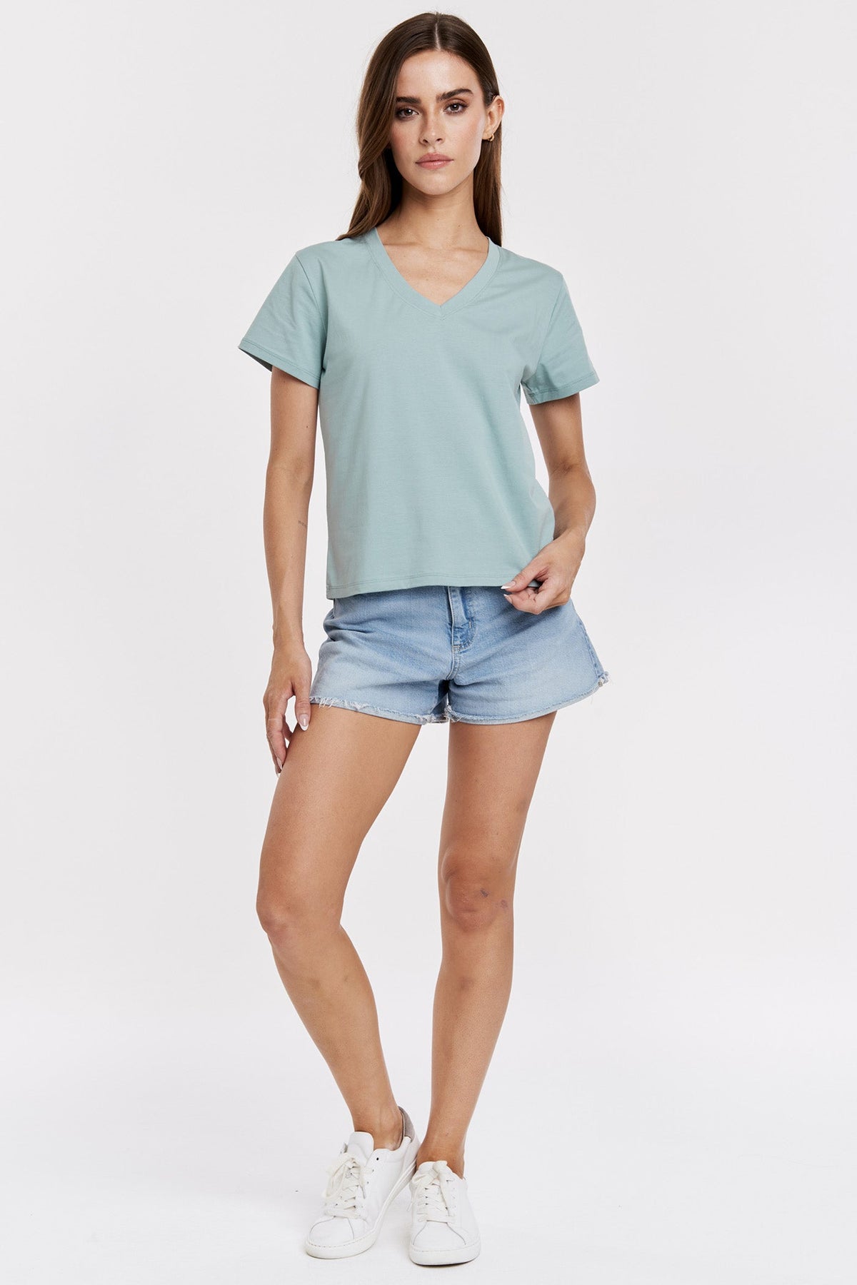 Another Love Amaya Tee - Aquamarine - Mainstream Boutique