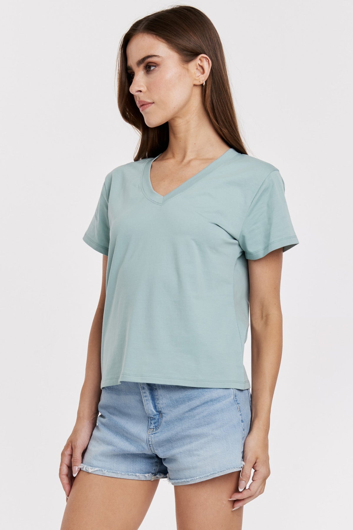 Another Love Amaya Tee - Aquamarine - Mainstream Boutique