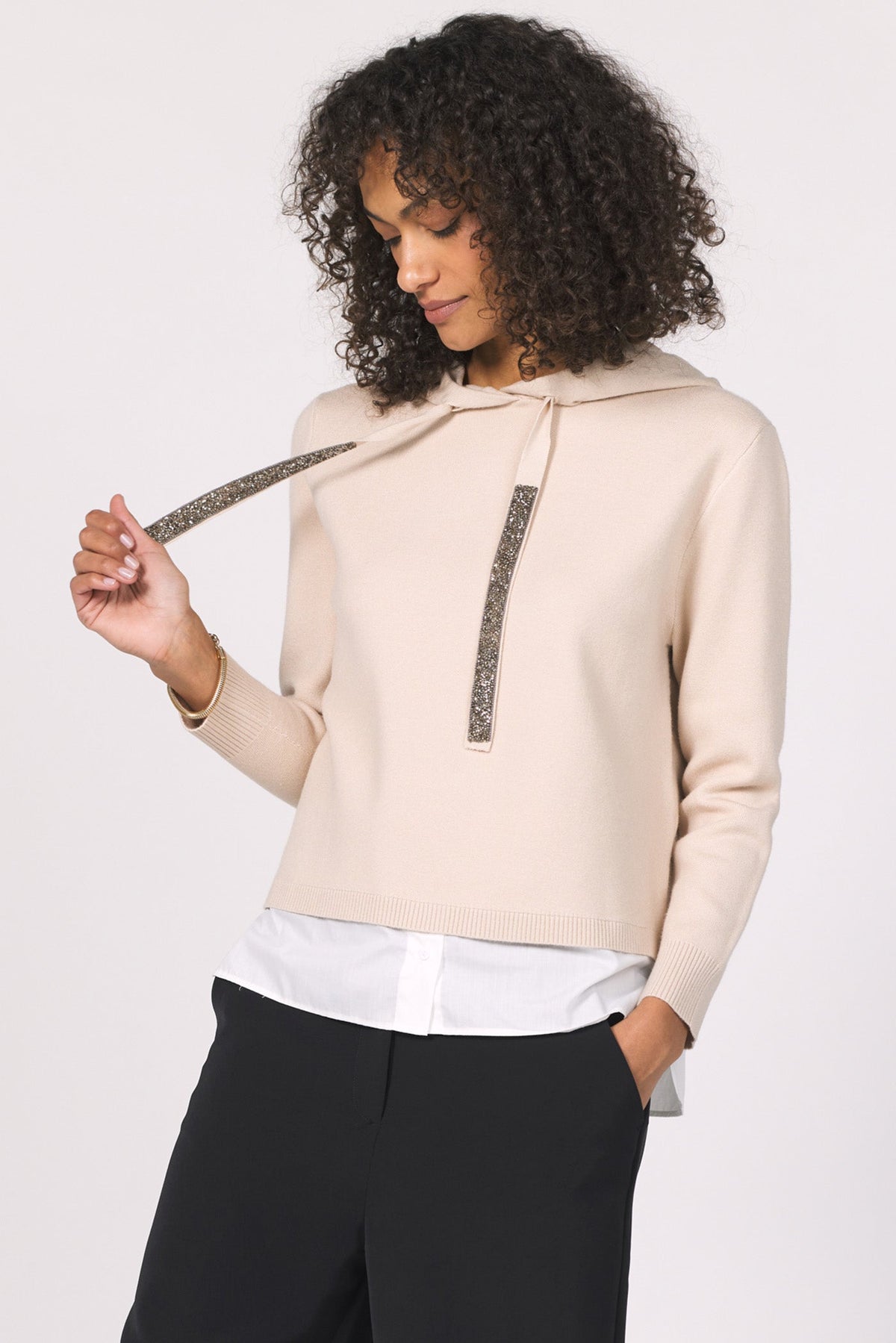 Another Love Shayna Hoodie - Almond - Mainstream Boutique