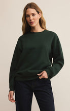 Dark Green Women's Sweatshirt