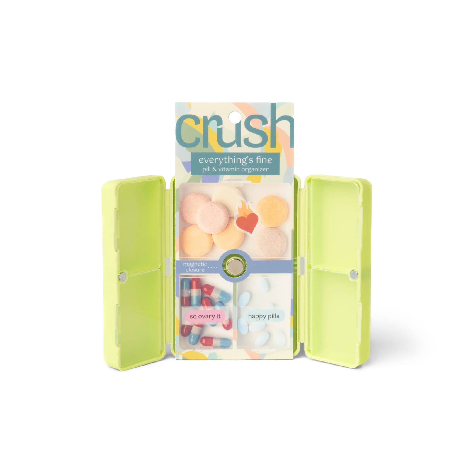 Crush Everything's Fine Pill & Vitamin Case - Mainstream Boutique