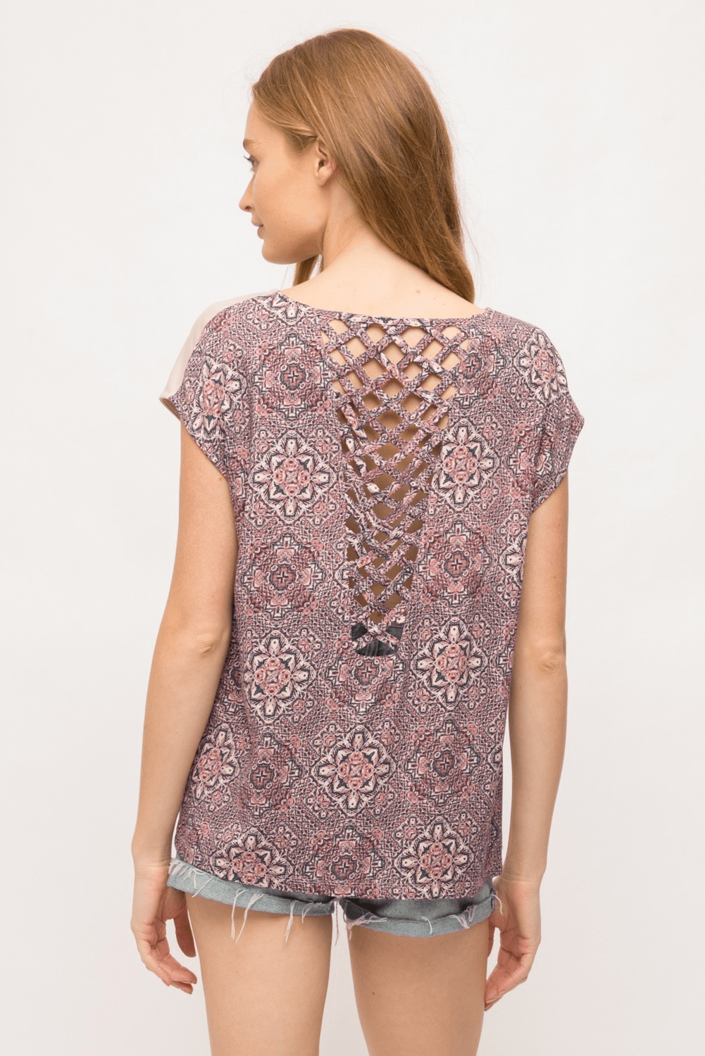Criss - Cross Back Modal Top - Mainstream Boutique