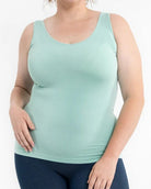 V - neck, Scoop Neck Reversible Tank - Mainstream Boutique