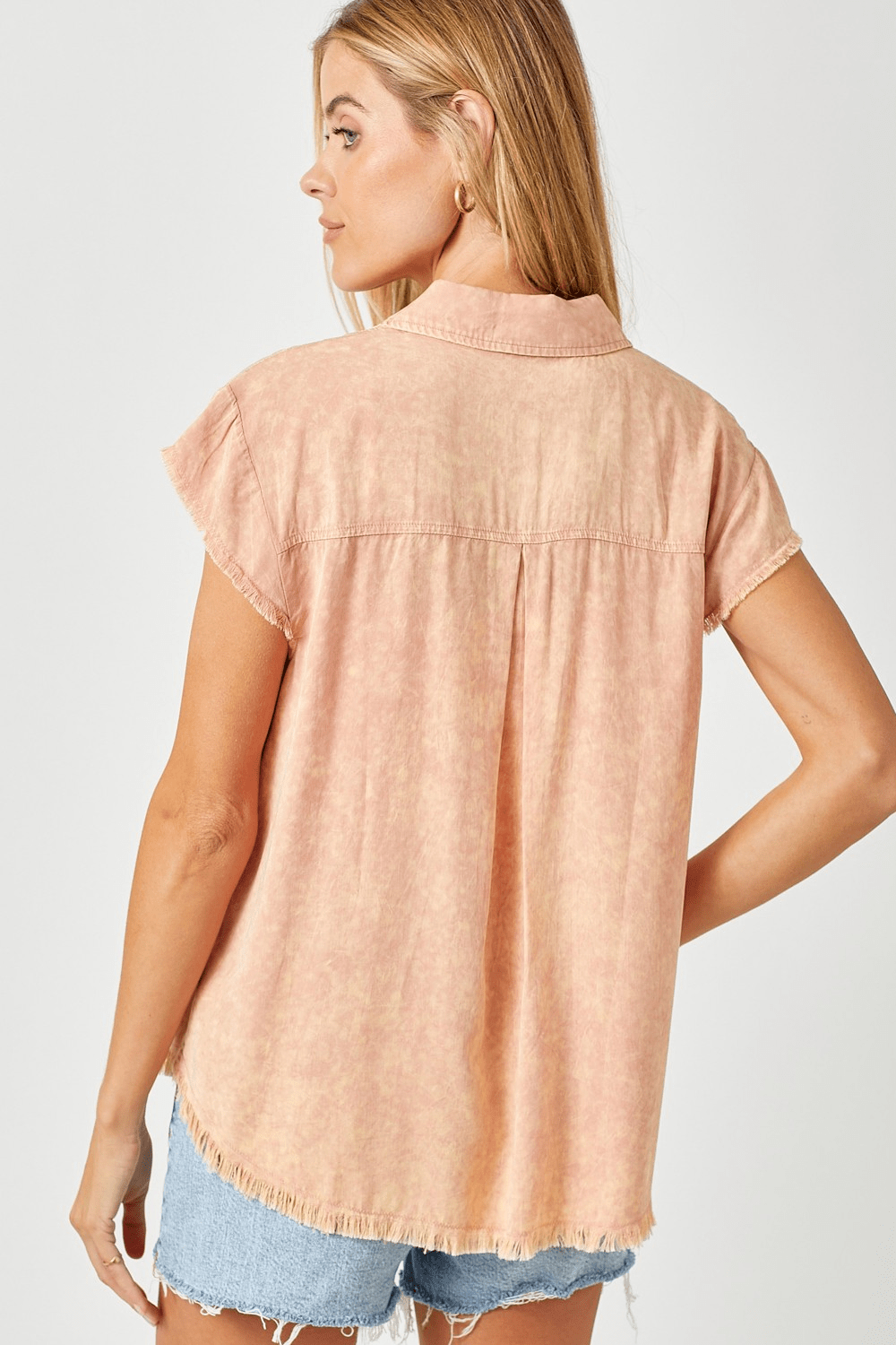 Flutter Sleeve Shirt Top - Mainstream Boutique