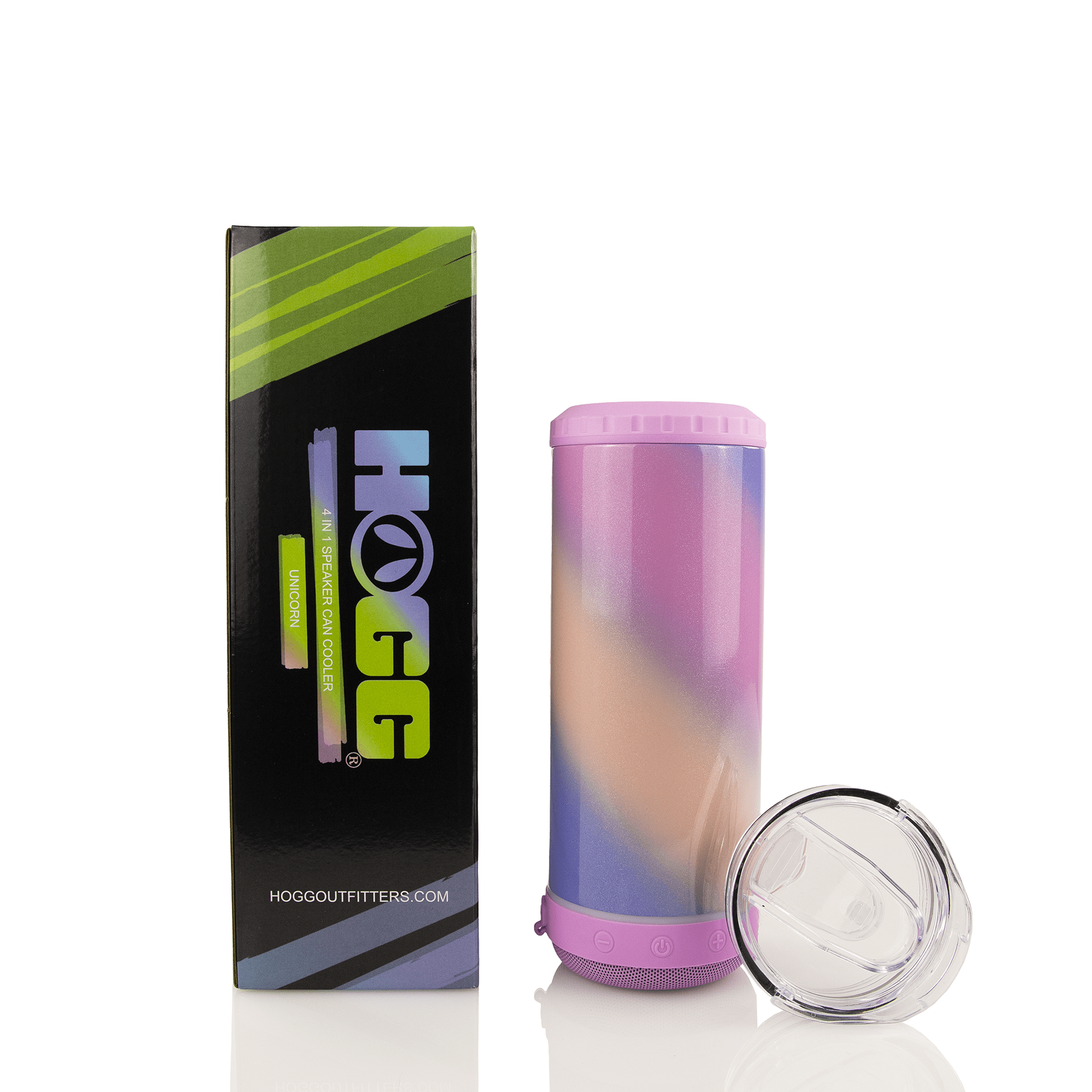 SUBLIMATION 4 In 1 CAN COOLER SPEAKER TUMBLER - Unicorn - Mainstream Boutique