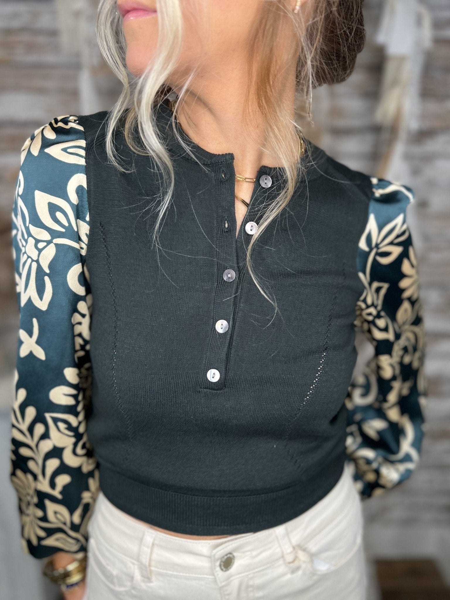 Baroque Beauty Top - Mainstream Boutique