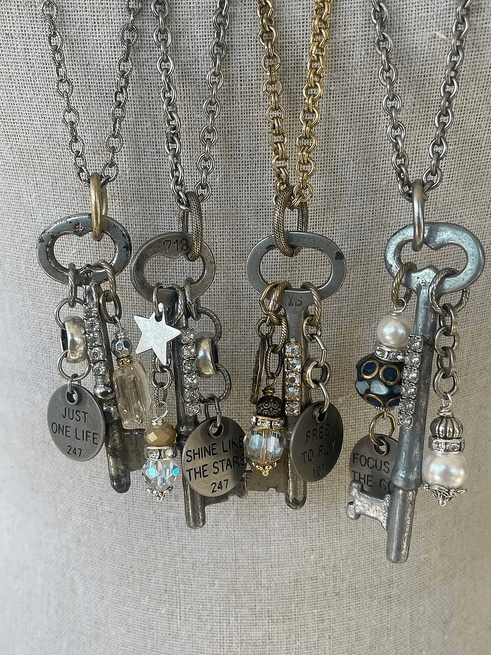 Vintage Skeleton Key Necklace - Mainstream Boutique