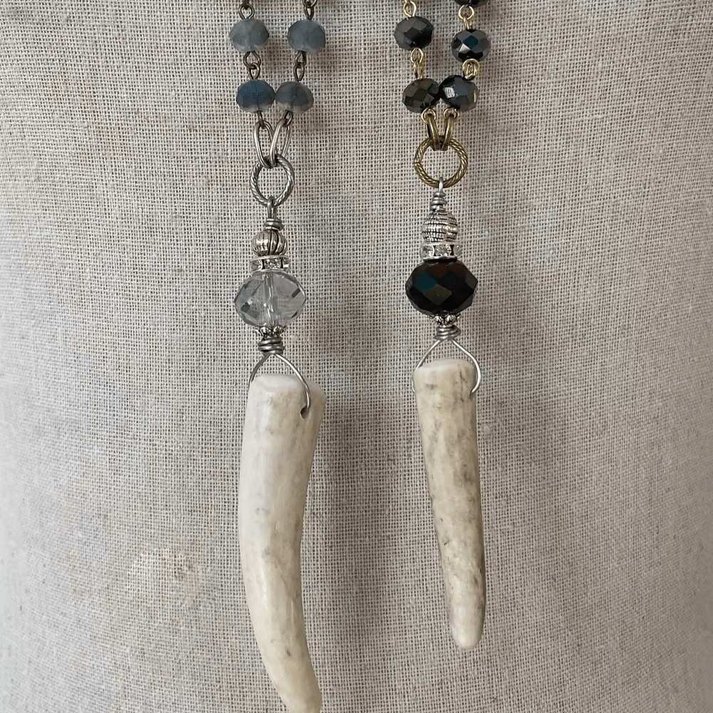 Deer Antler Necklace - Mainstream Boutique