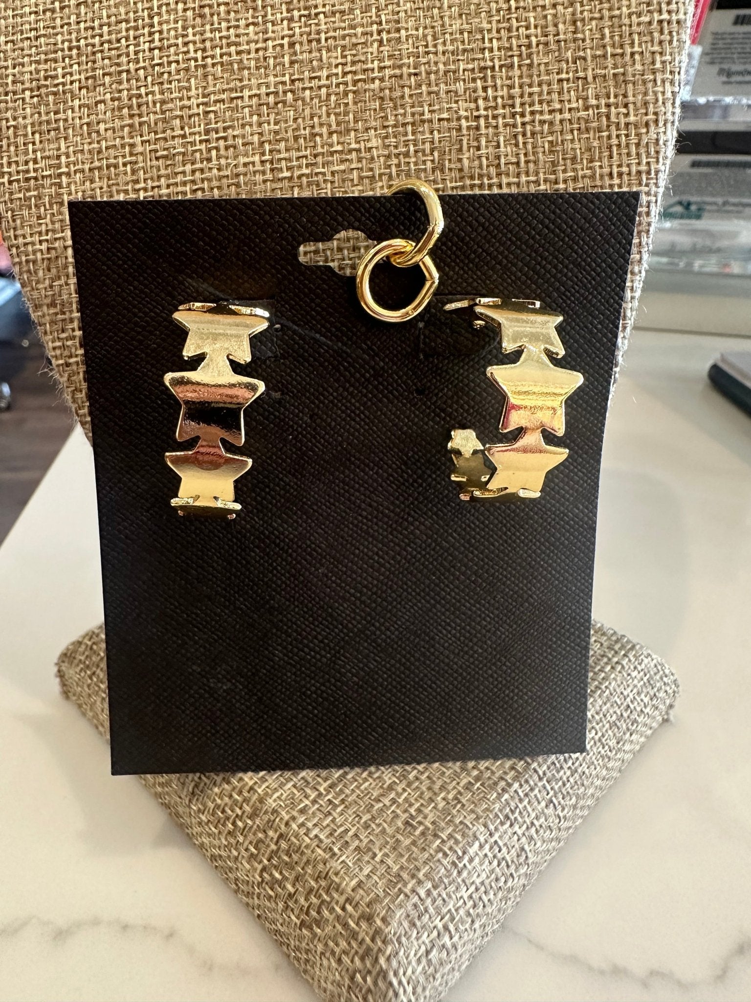 Star Hoop Earrings - Mainstream Boutique