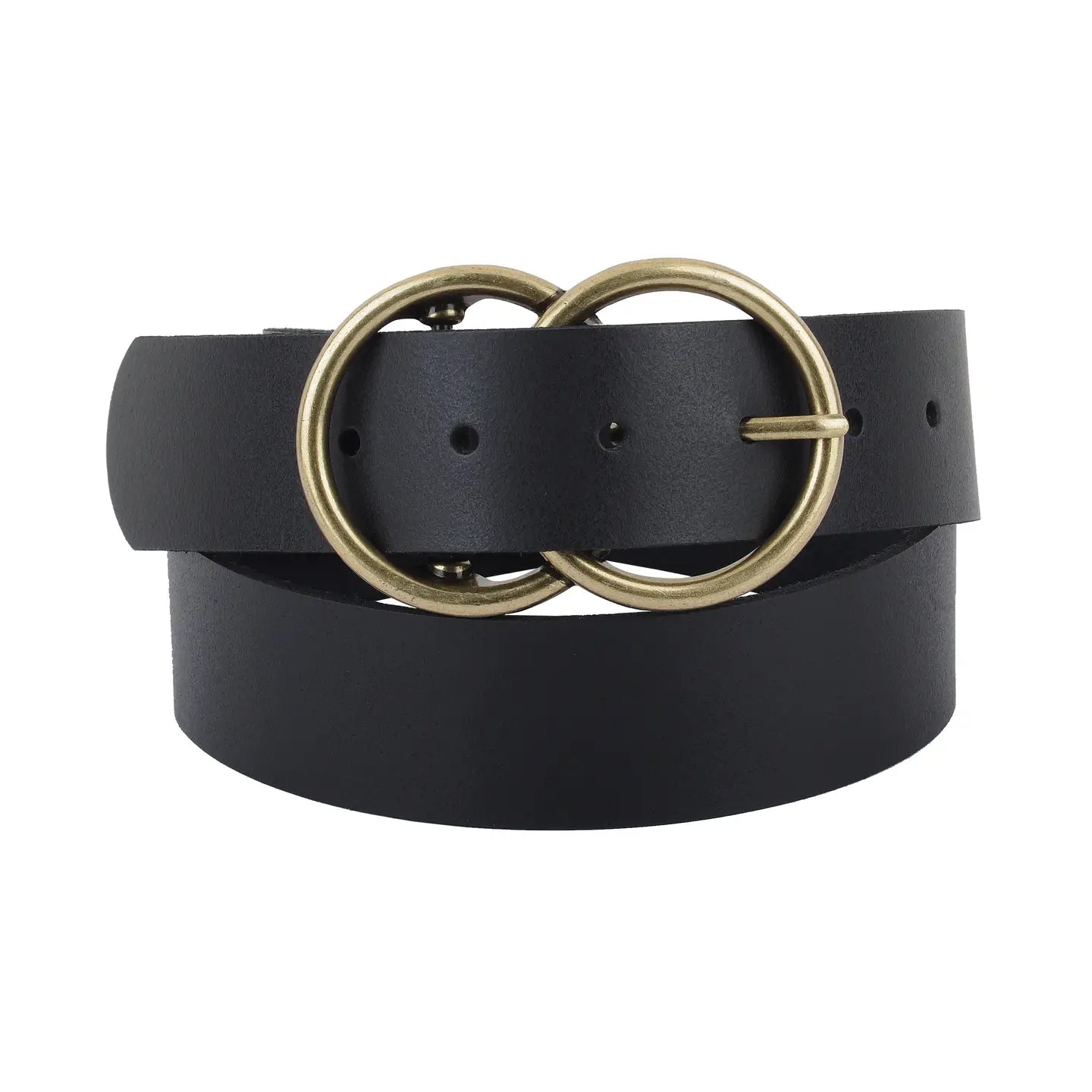 Double Circle Buckle Belt - Mainstream Boutique