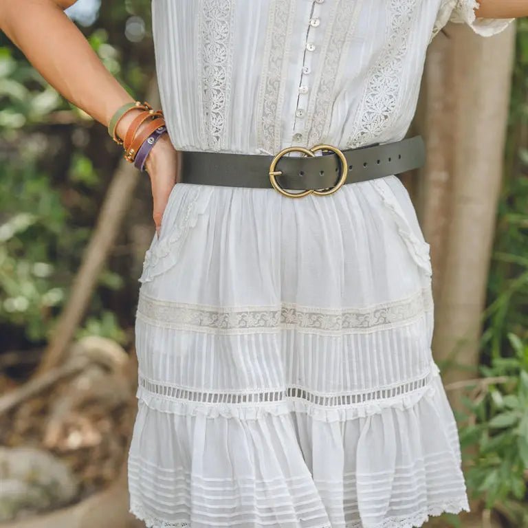 Double Circle Buckle Belt - Mainstream Boutique
