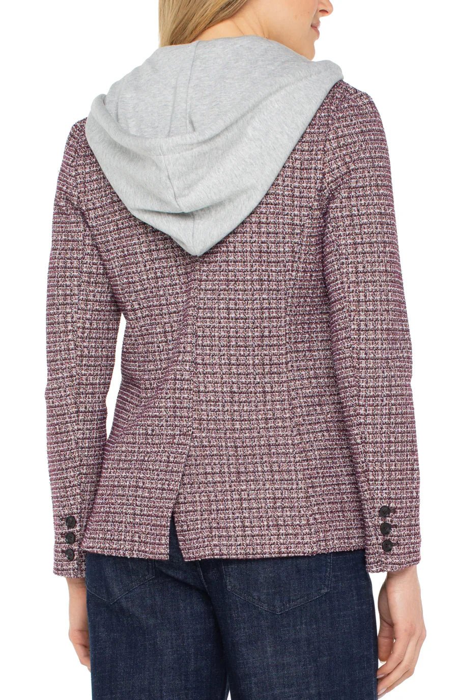 Liverpool Boyfriend Blazer With Removable Hood - Mainstream Boutique