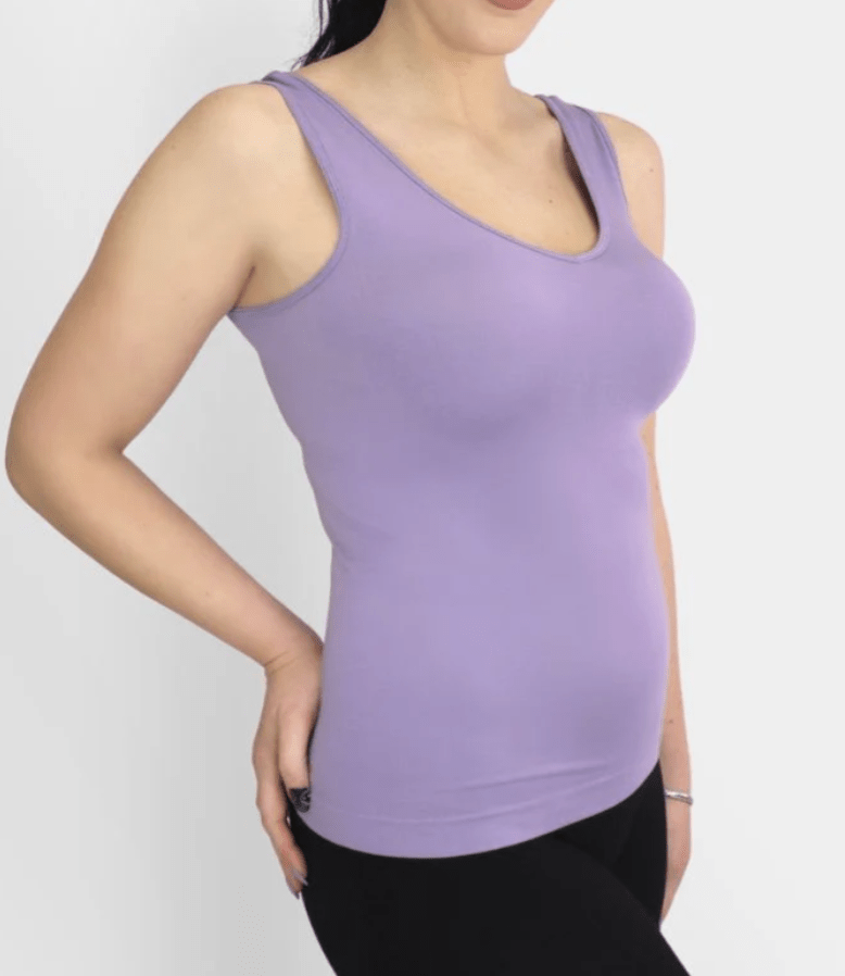 V - neck, Scoop Neck Reversible Tank - Mainstream Boutique