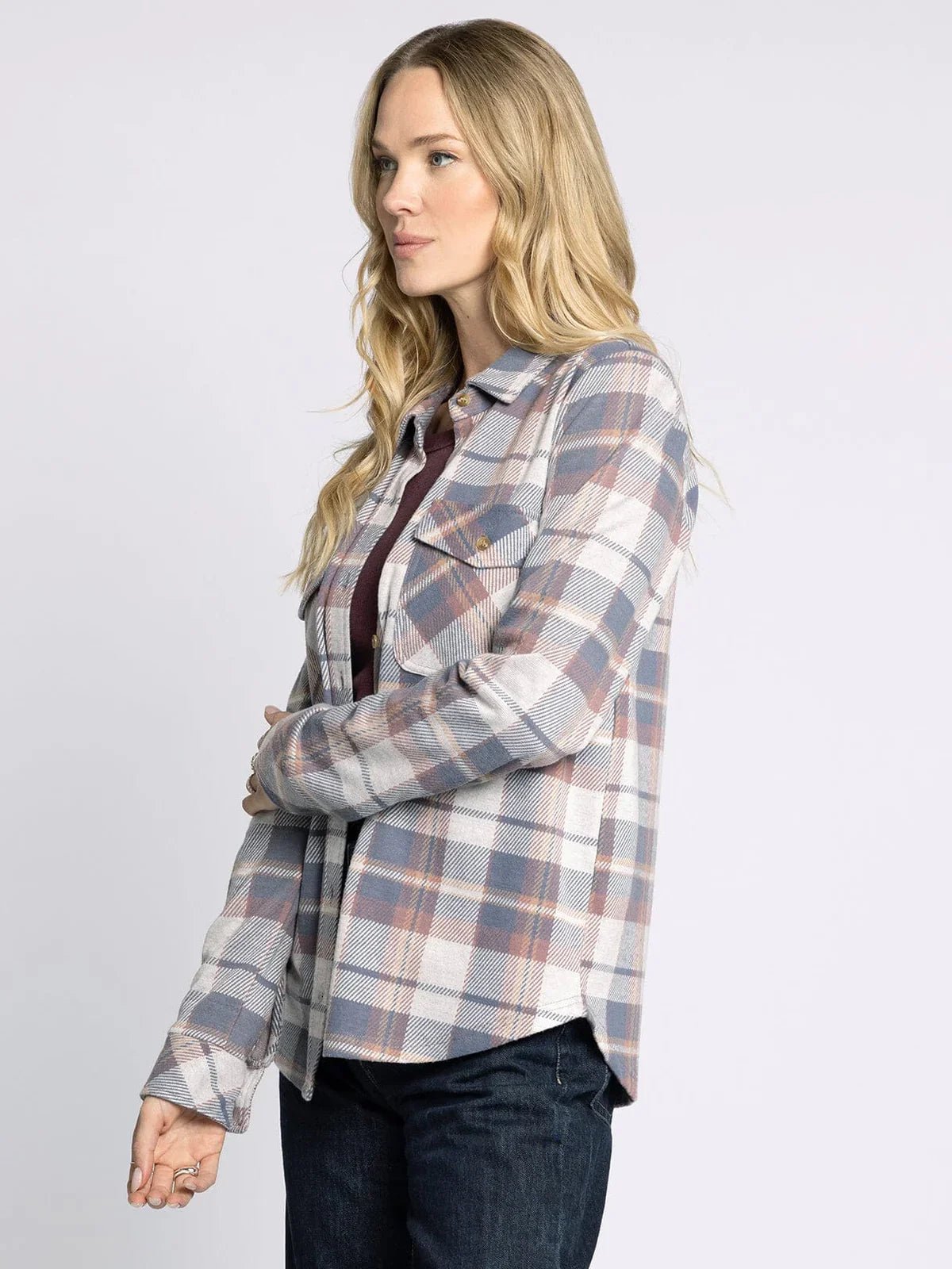 Cozy Soft Button Down Top - Mainstream Boutique