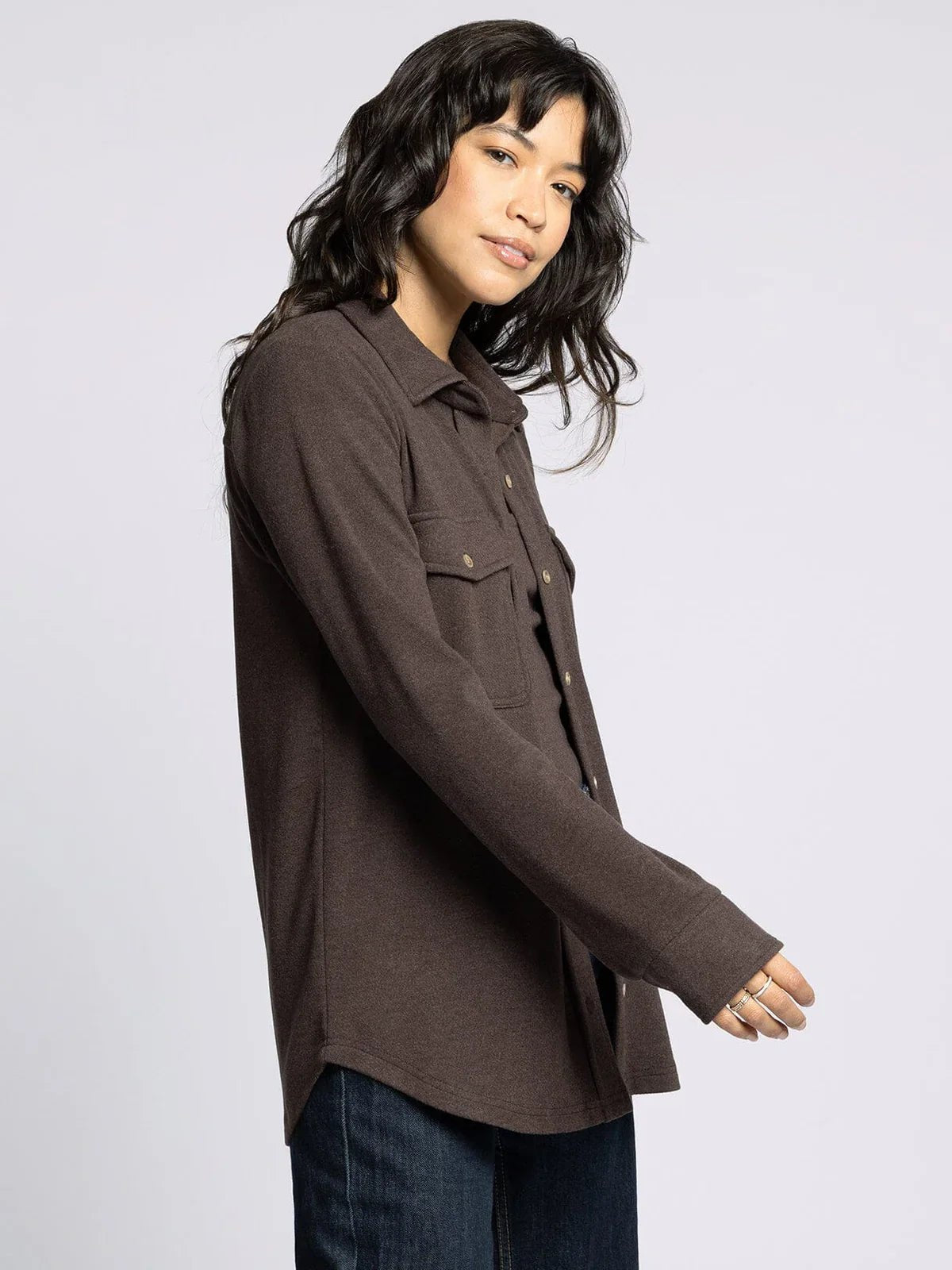 Cozy Soft Button Down Top - Mainstream Boutique
