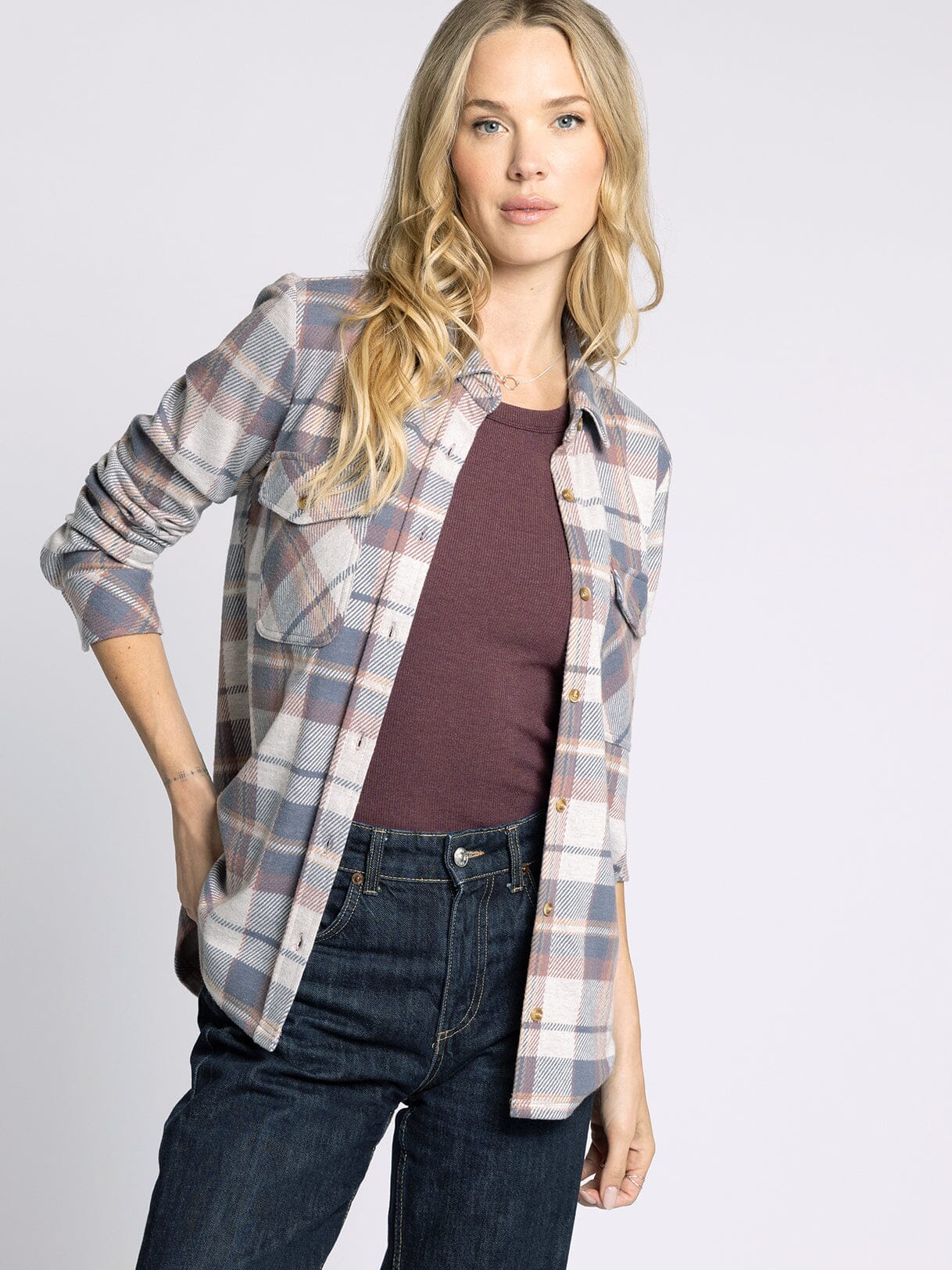Cozy Soft Button Down Top - Mainstream Boutique