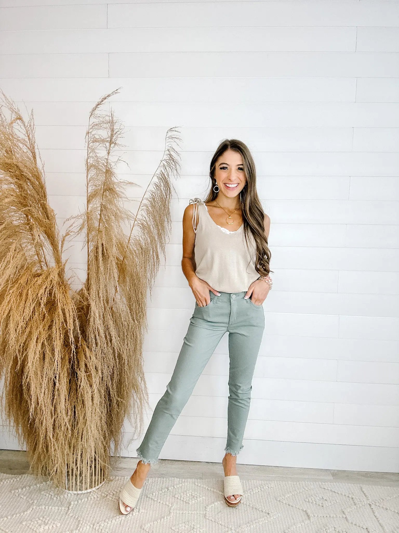 Colored Chewed Hem - Mainstream Boutique
