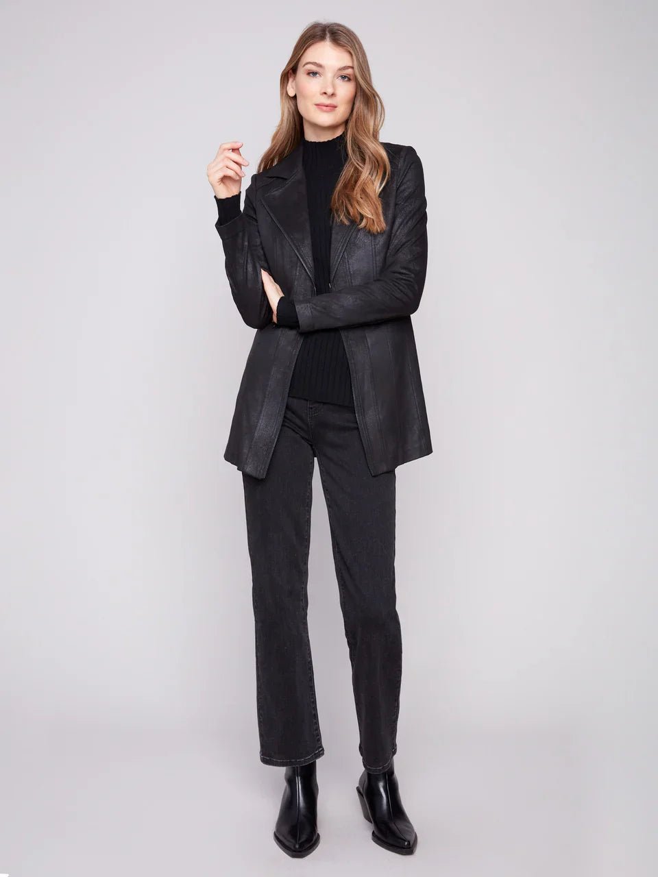 Charlie B Faux Suede Jacket - Mainstream Boutique