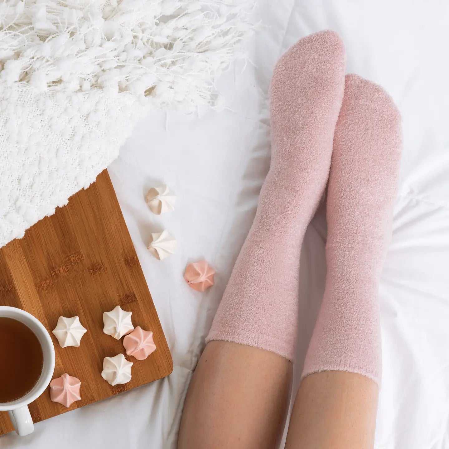 Lemon Lavender You Had Me At Aloe Super Soft Spa Socks - Mainstream Boutique