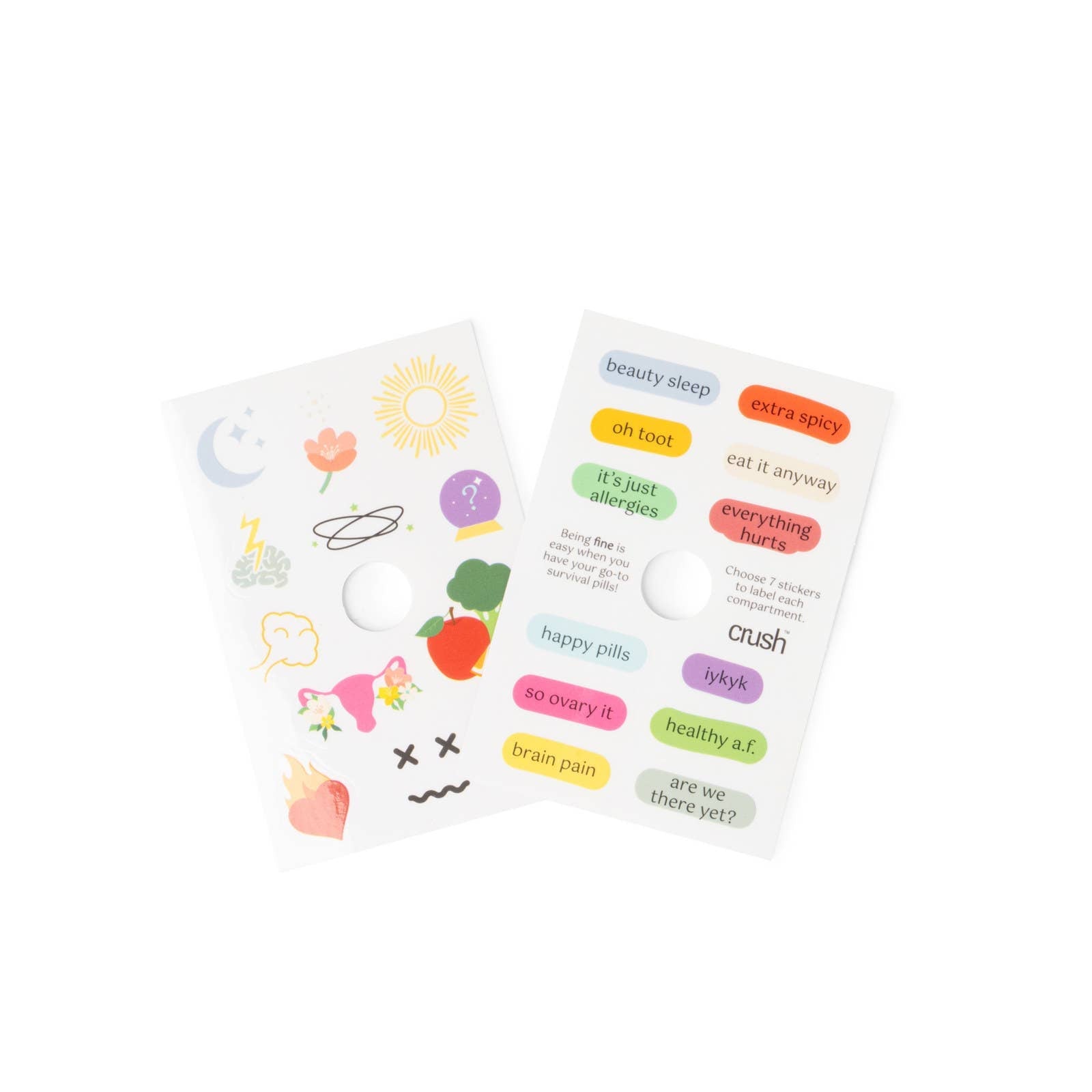Crush Everything's Fine Pill & Vitamin Case - Mainstream Boutique