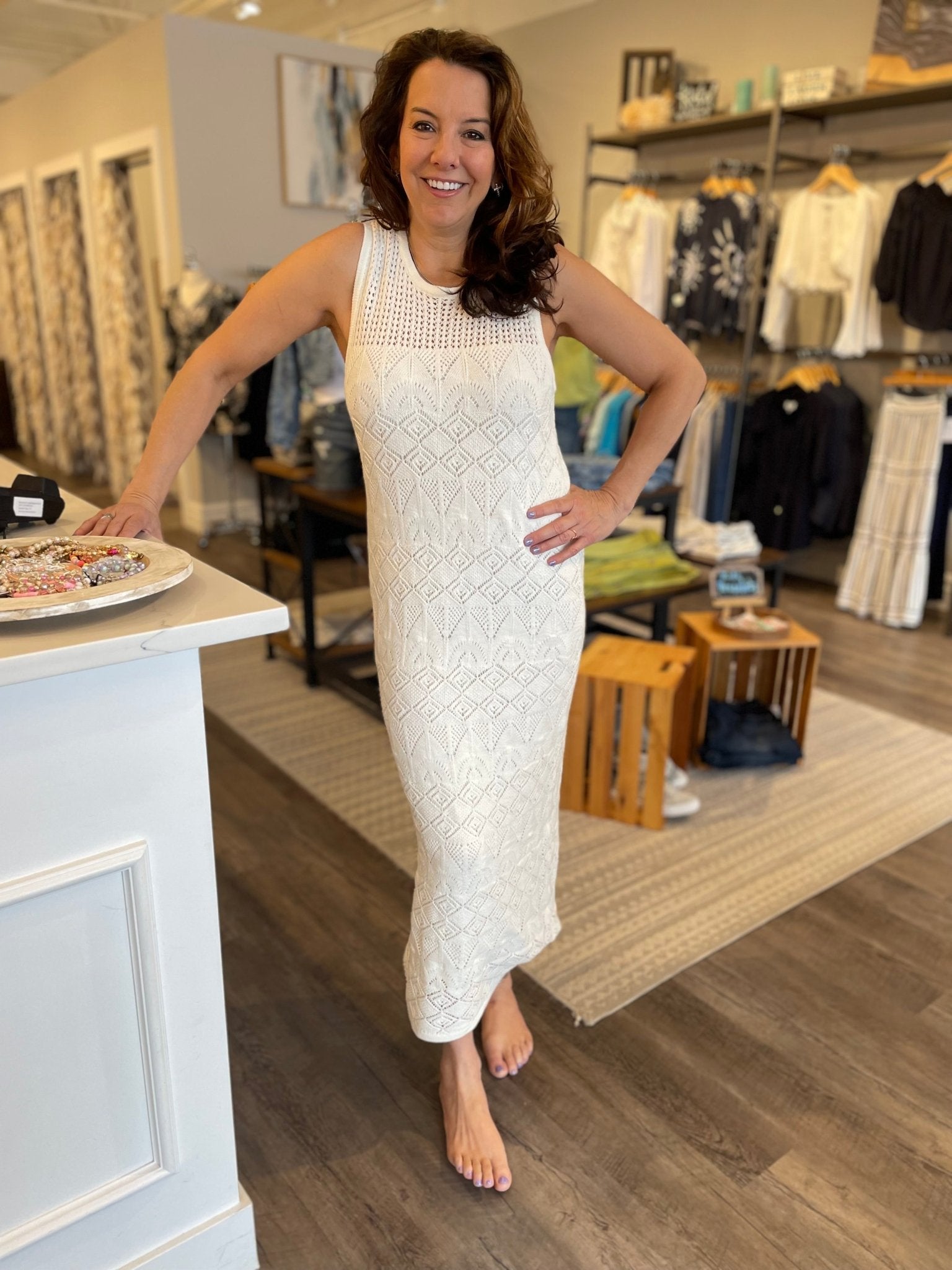 Mallorca Midi Dress - Mainstream Boutique