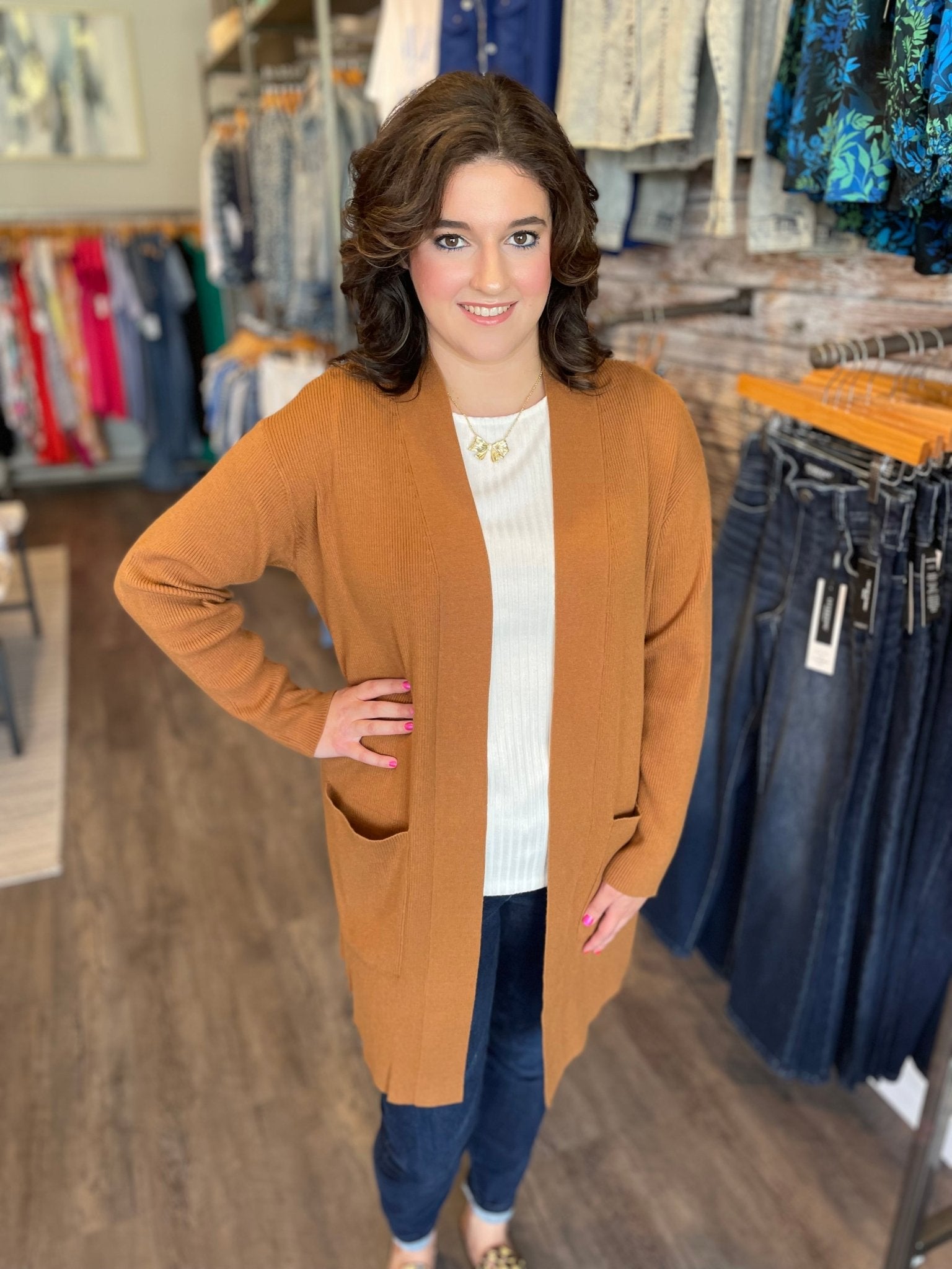 Open Front Cardi - Mainstream Boutique