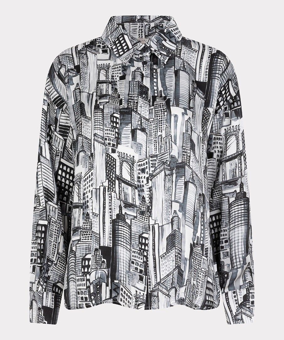 Blouse City Print - Mainstream Boutique
