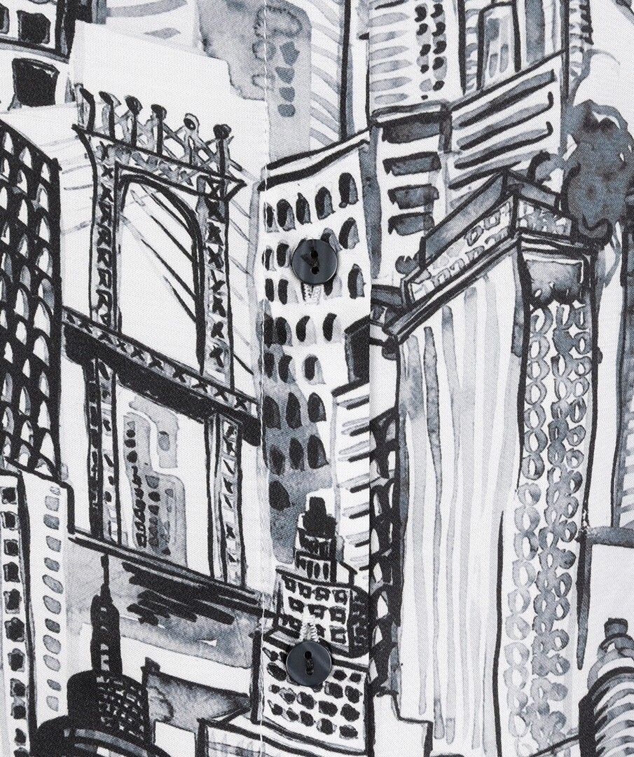 Blouse City Print - Mainstream Boutique