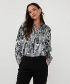 Blouse City Print - Mainstream Boutique