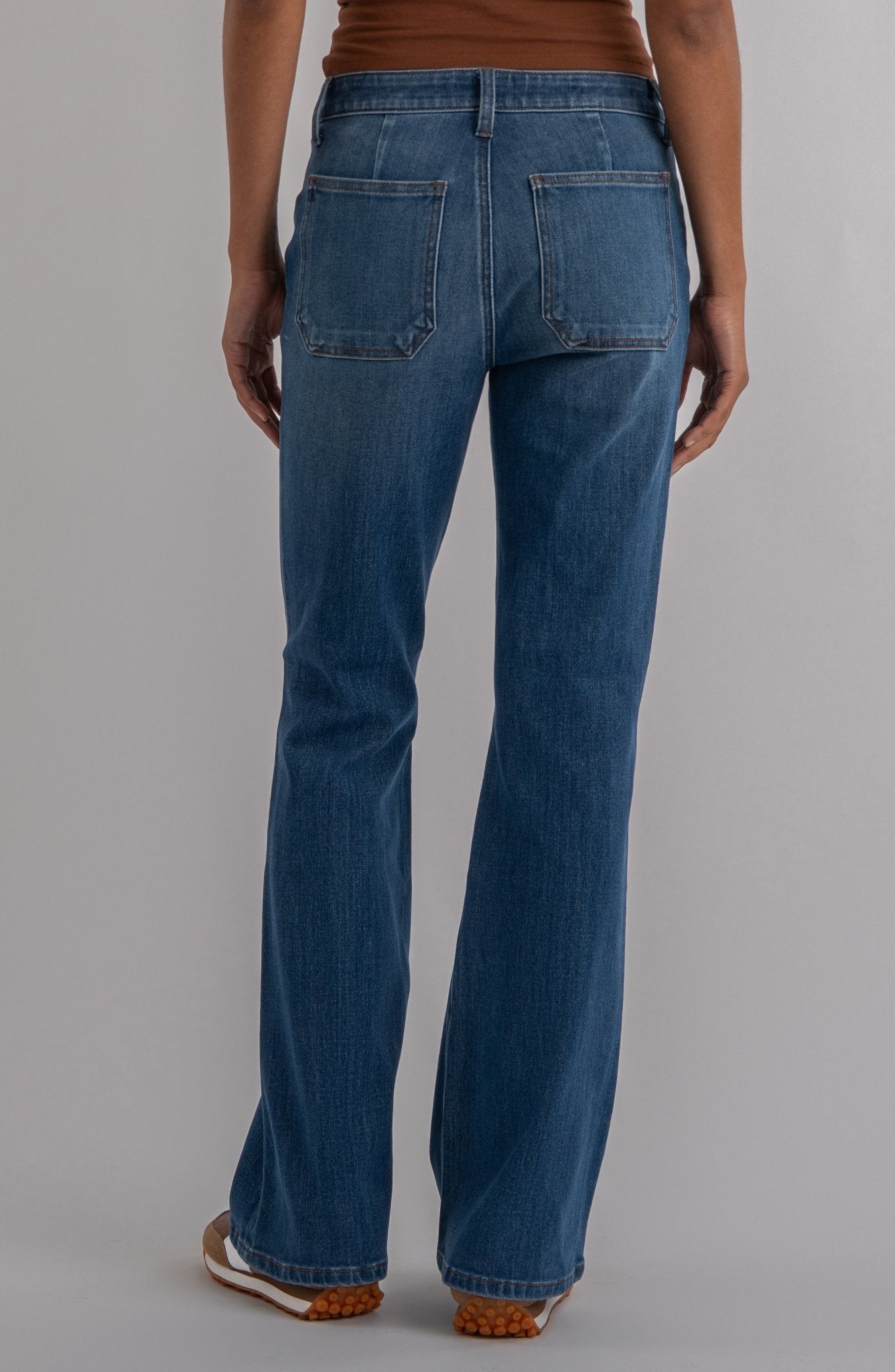 KUT Ana HR Flare W/ Patch Pockets - Apparent - Mainstream Boutique