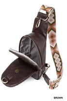 Vegan Leather Crossbody Bag - Mainstream Boutique