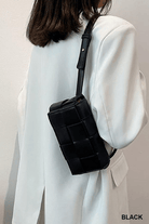 Vegan Leather Crossbody Waist Bag - Mainstream Boutique