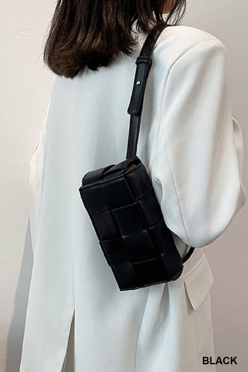 Vegan Leather Crossbody Waist Bag - Mainstream Boutique