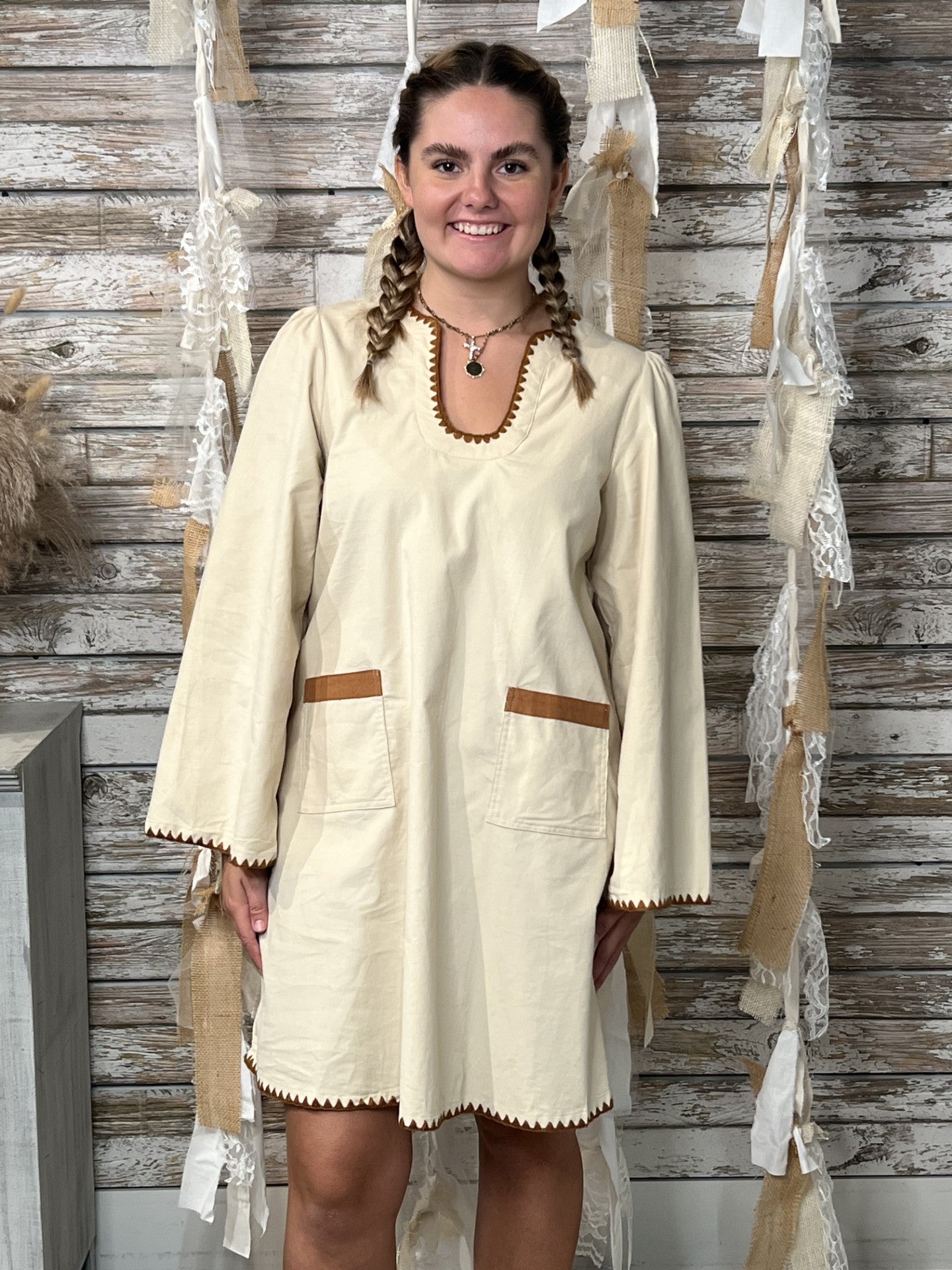 Harvest Stitch Dress - Mainstream Boutique