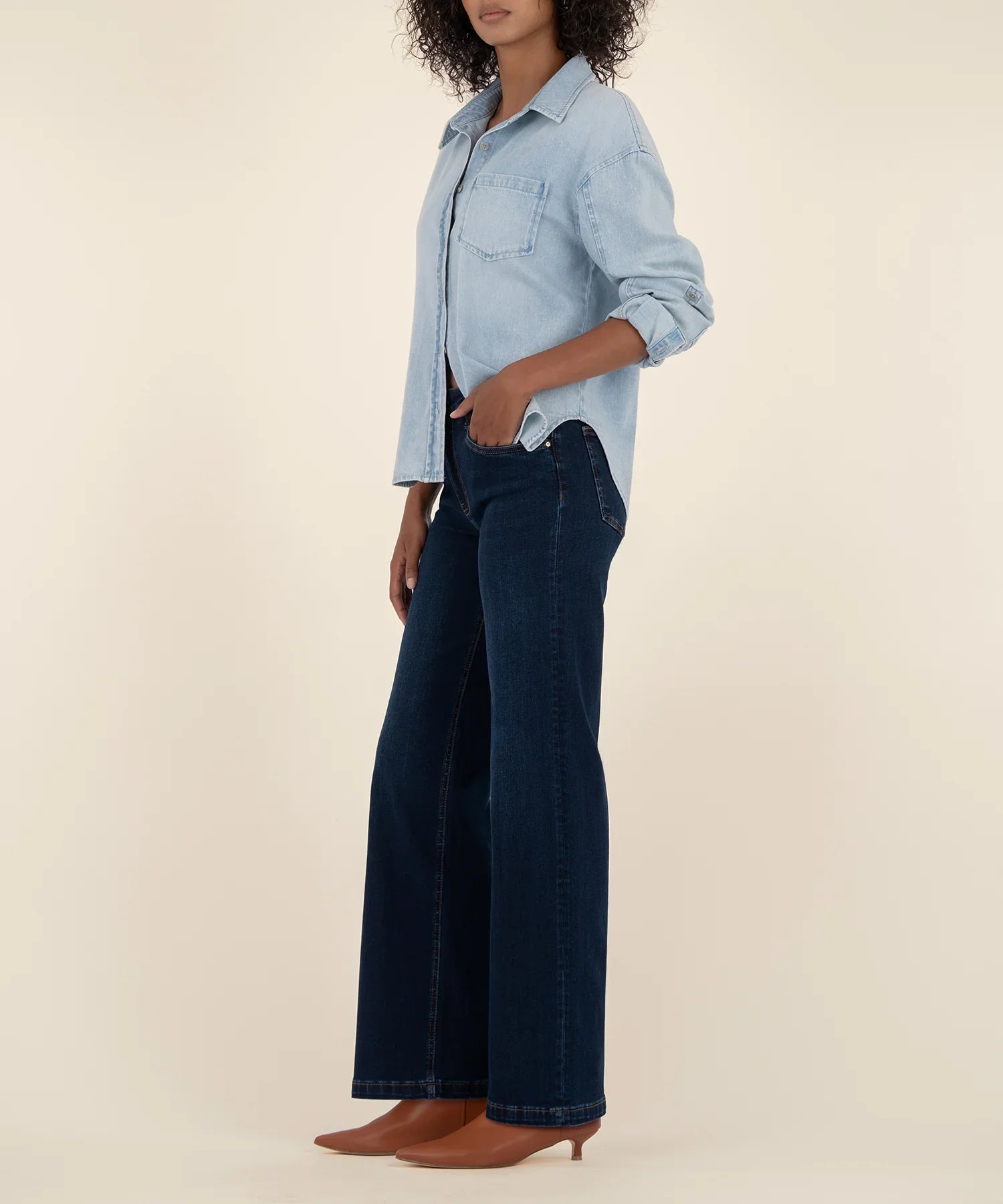 Jean High Rise Wide Leg - Mainstream Boutique