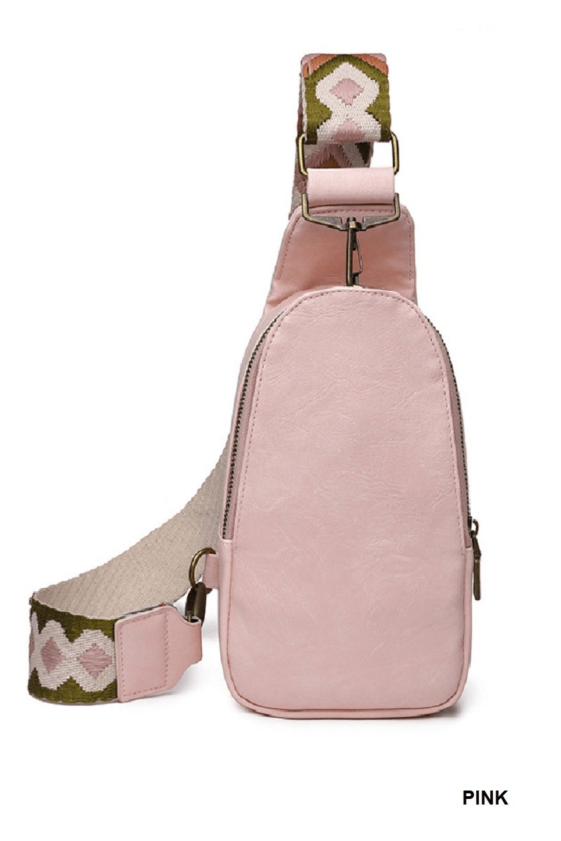 Vegan Leather Crossbody Bag - Mainstream Boutique