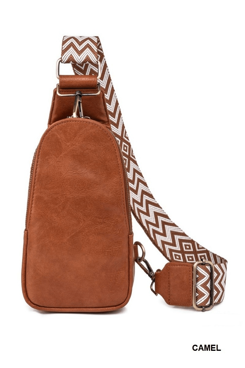 Vegan Leather Crossbody Bag - Mainstream Boutique