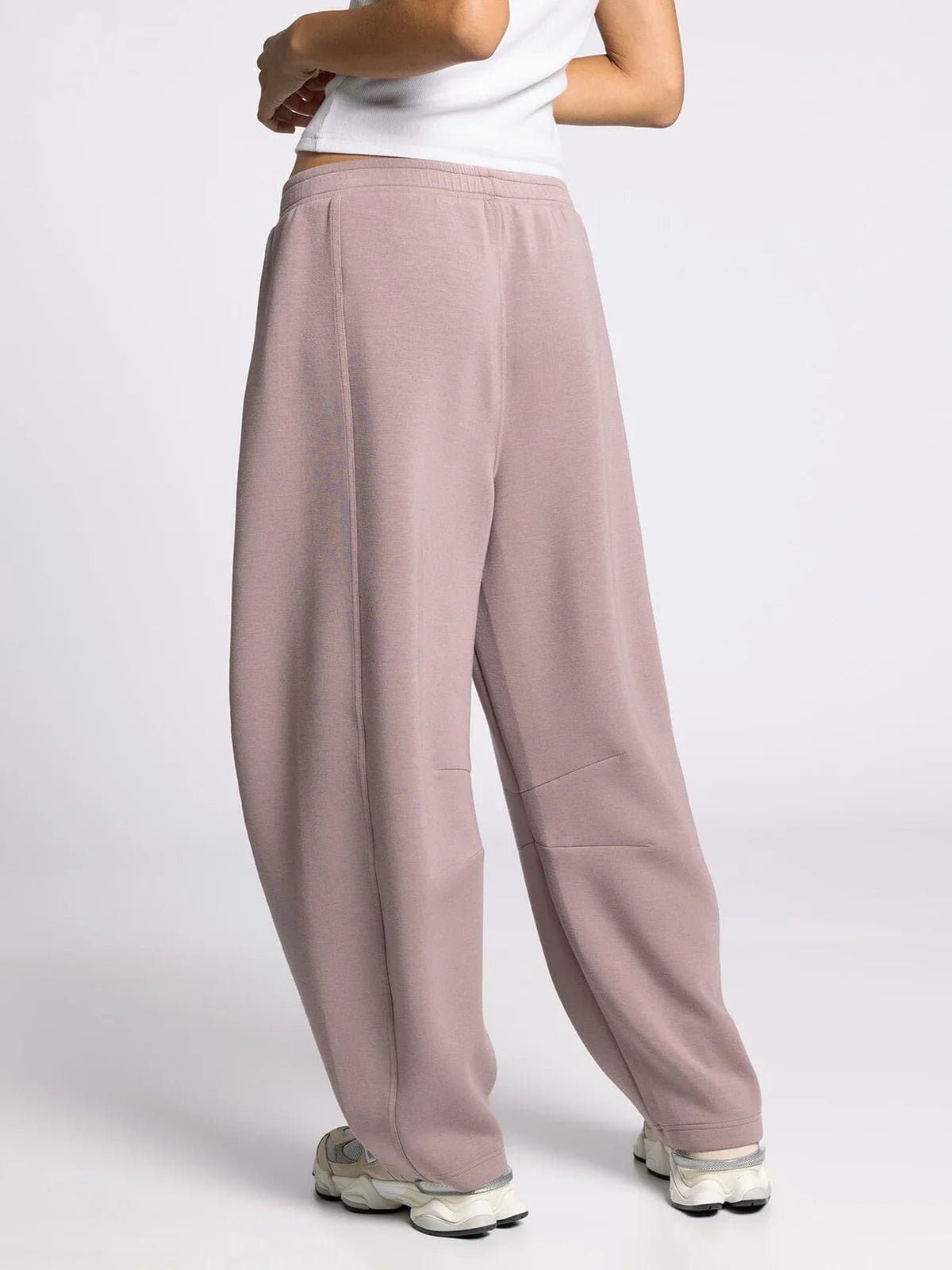 Scuba Wide Barrel Leg Sweatpant - Mainstream Boutique