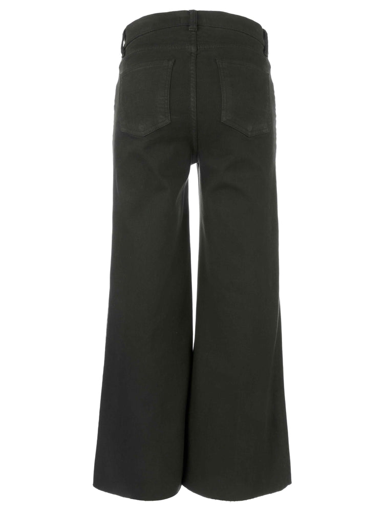 Meg High Rise Fab Ab Wide Leg Sherwood Forest - Mainstream Boutique