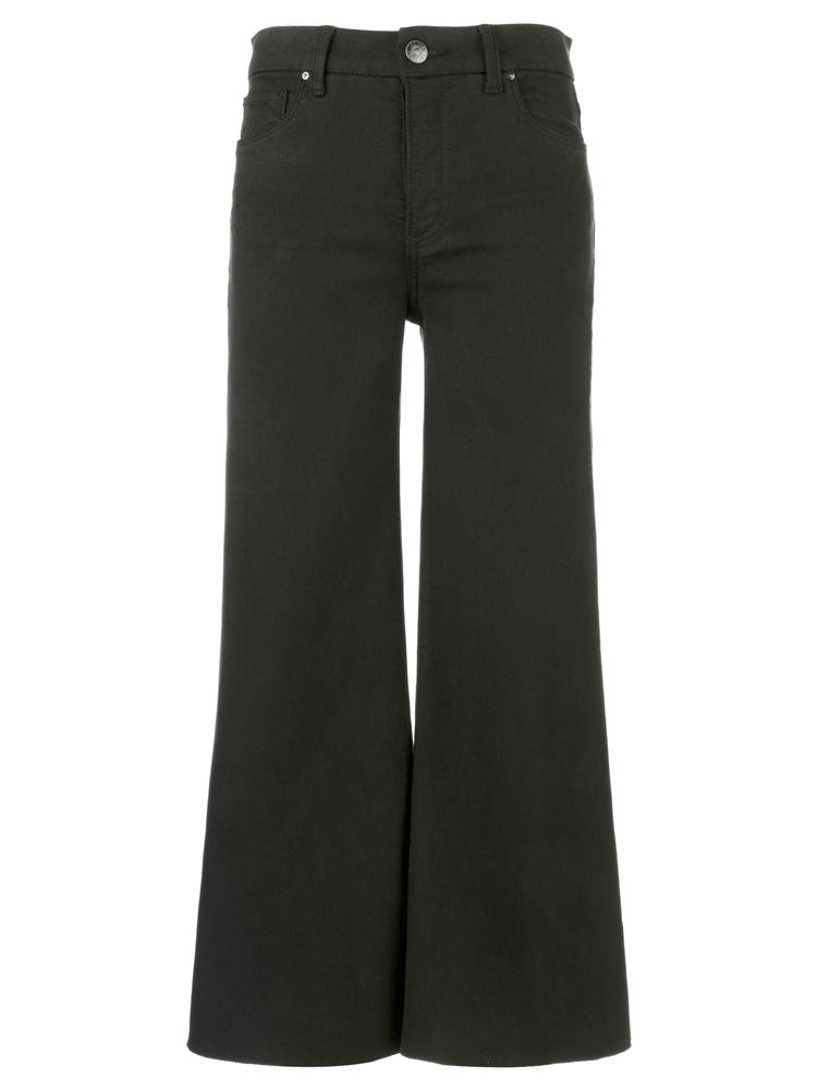 Meg High Rise Fab Ab Wide Leg Sherwood Forest - Mainstream Boutique