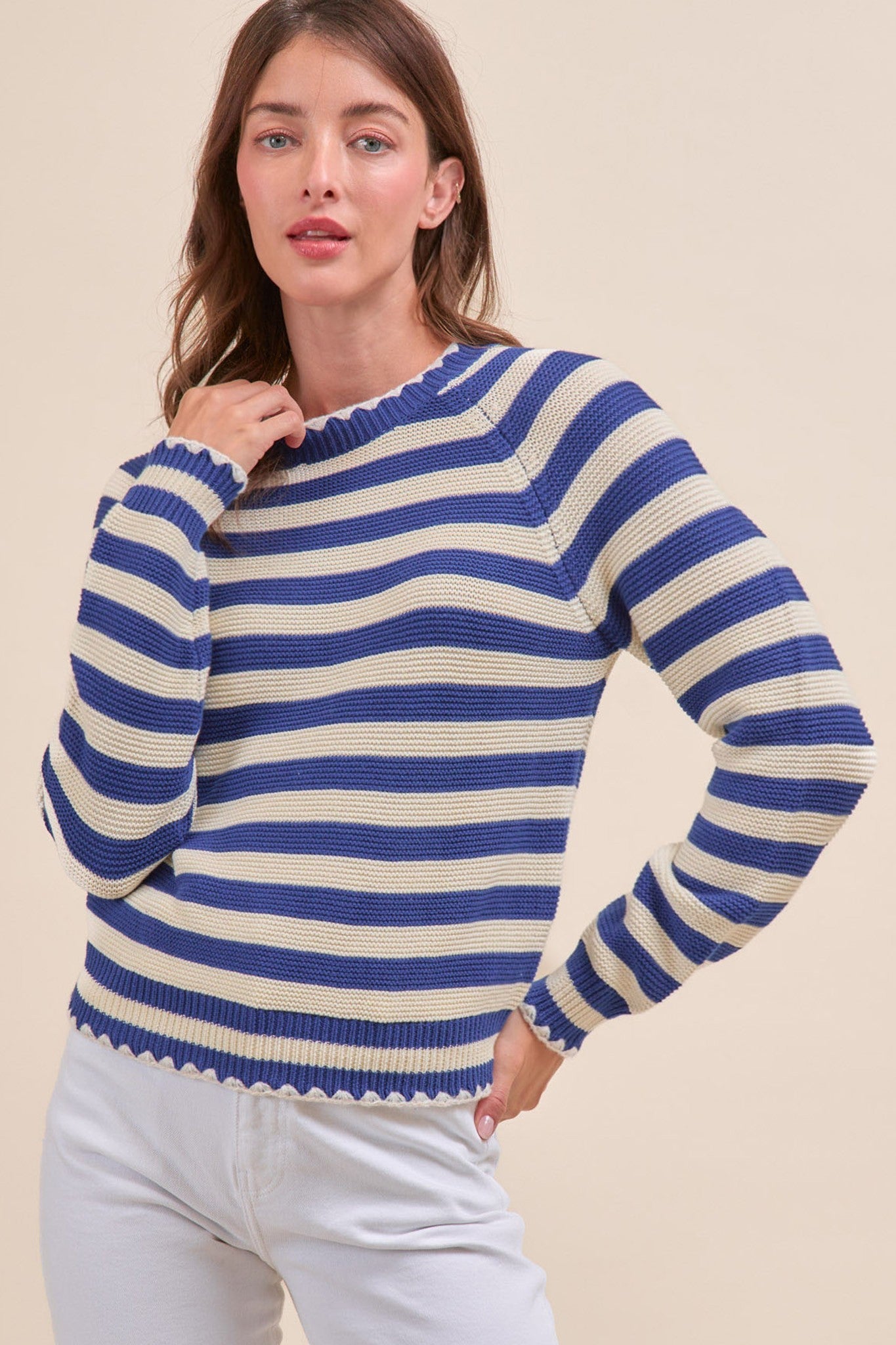 Striped Sweater - Mainstream Boutique