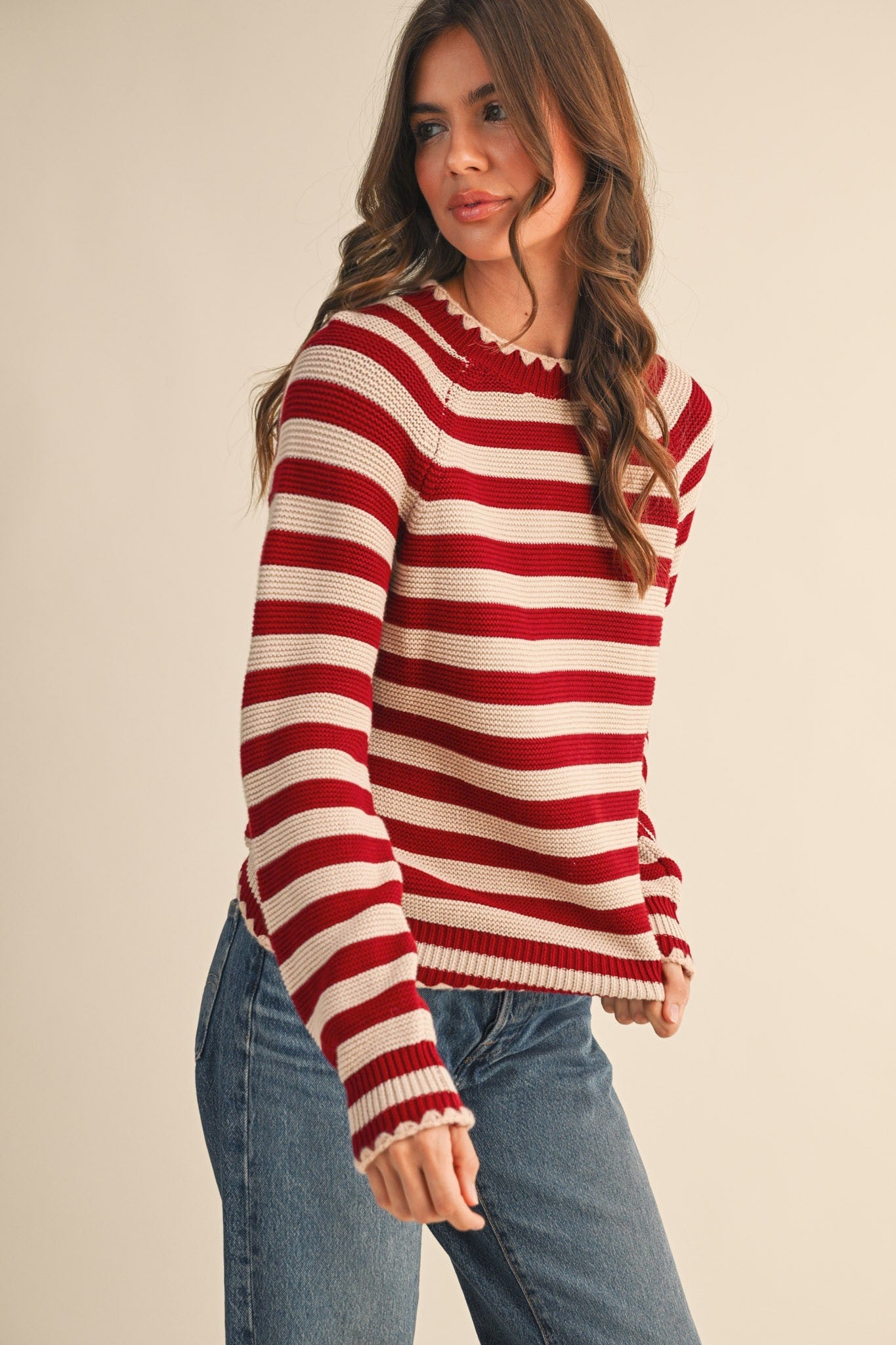 Striped Sweater - Mainstream Boutique