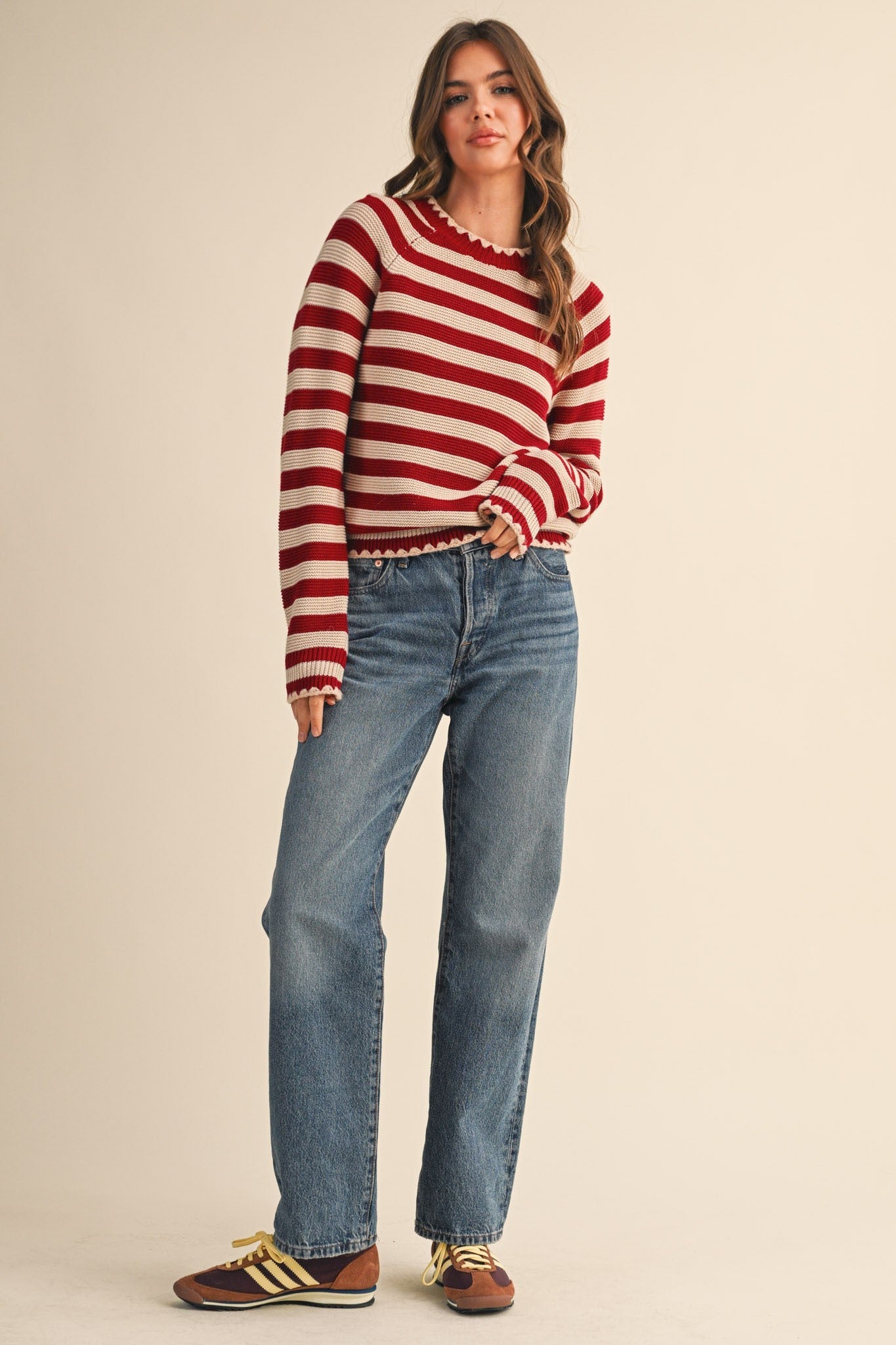 Striped Sweater - Mainstream Boutique