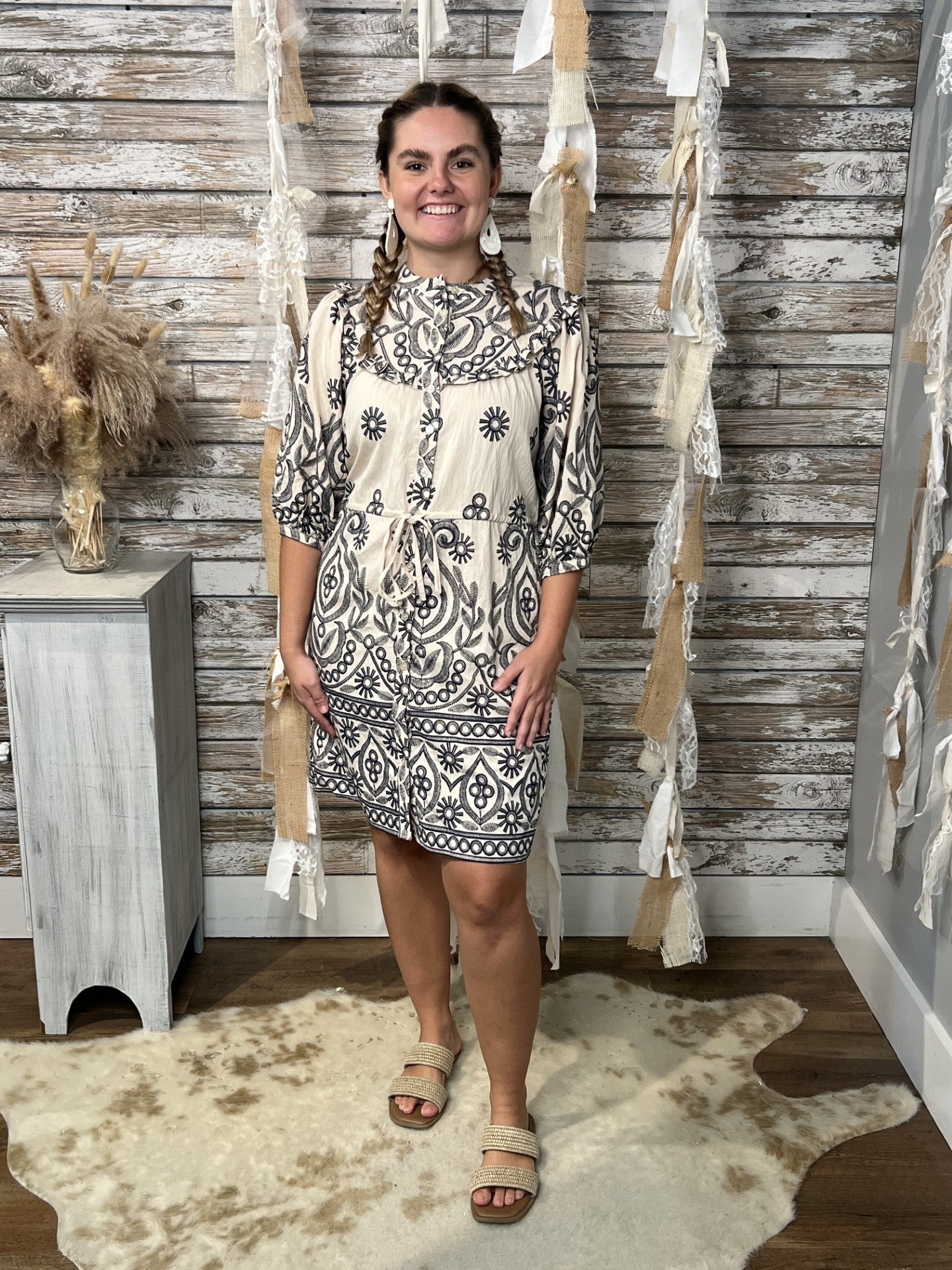 Midnight Meadow Dress - Mainstream Boutique