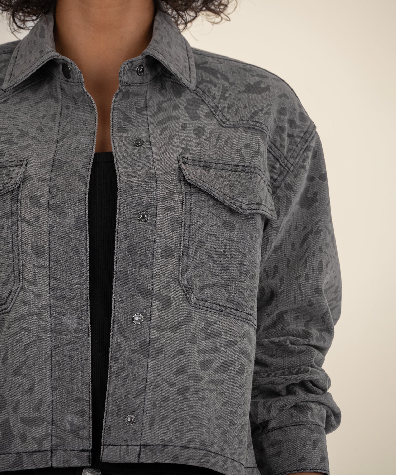 Miley Button Front Jacket - Mainstream Boutique