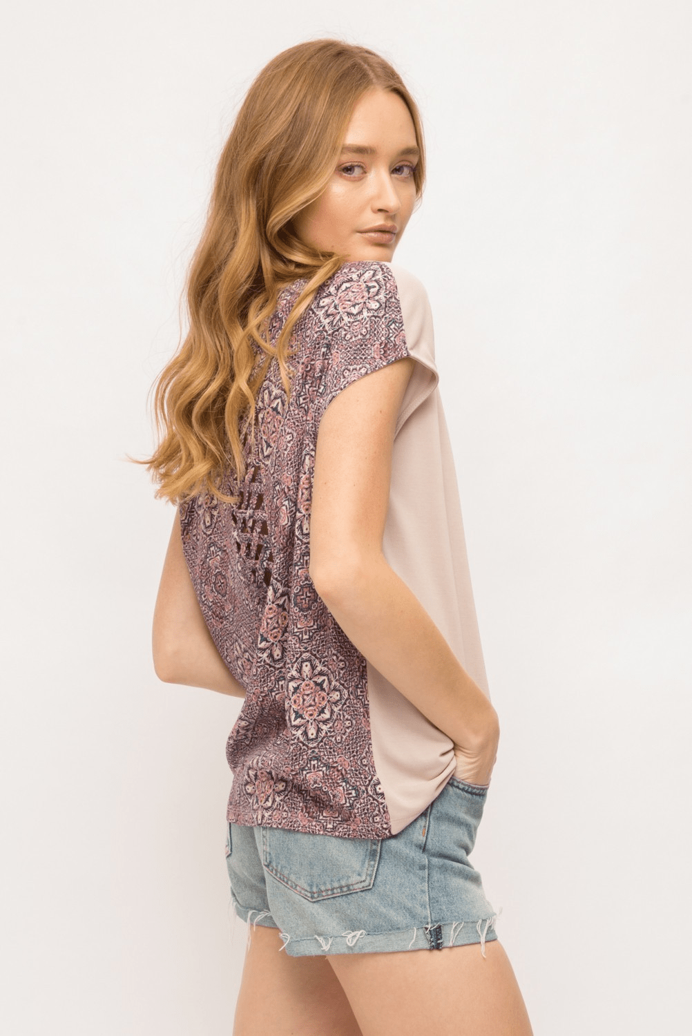 Criss - Cross Back Modal Top - Mainstream Boutique