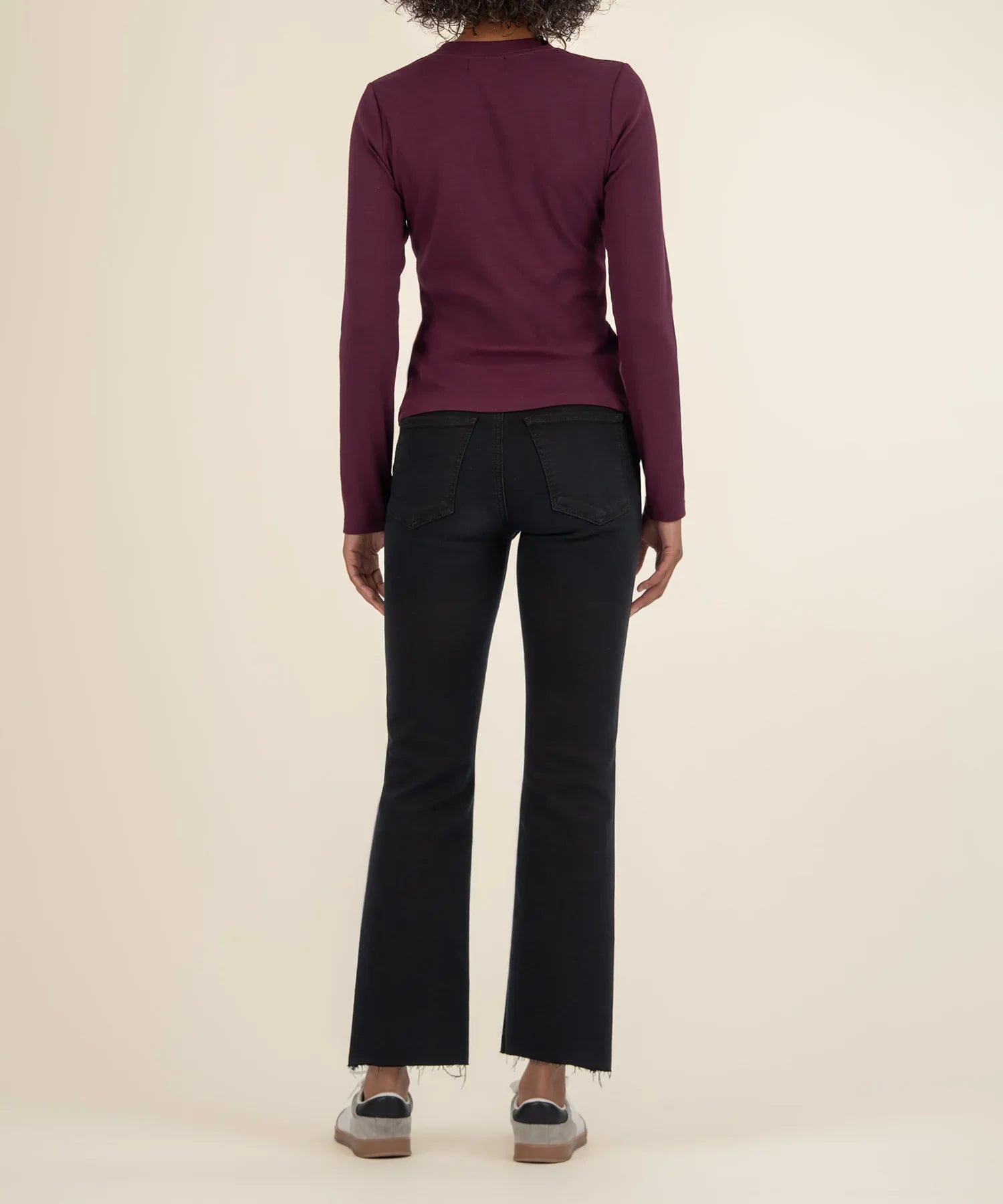 Noelie Scoop Neck Long Sleeve Top - Mainstream Boutique