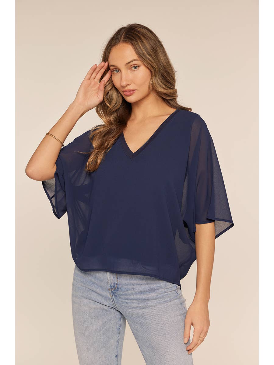 Chiffon Opal Top - Mainstream Boutique