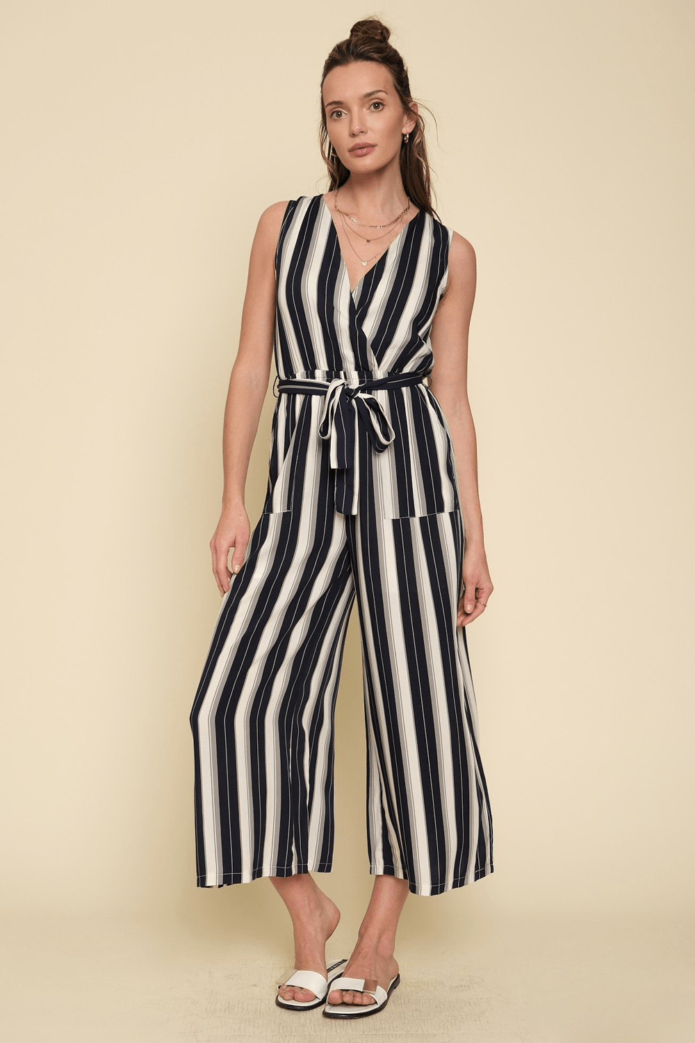 Striped Jumpsuit - Mainstream Boutique