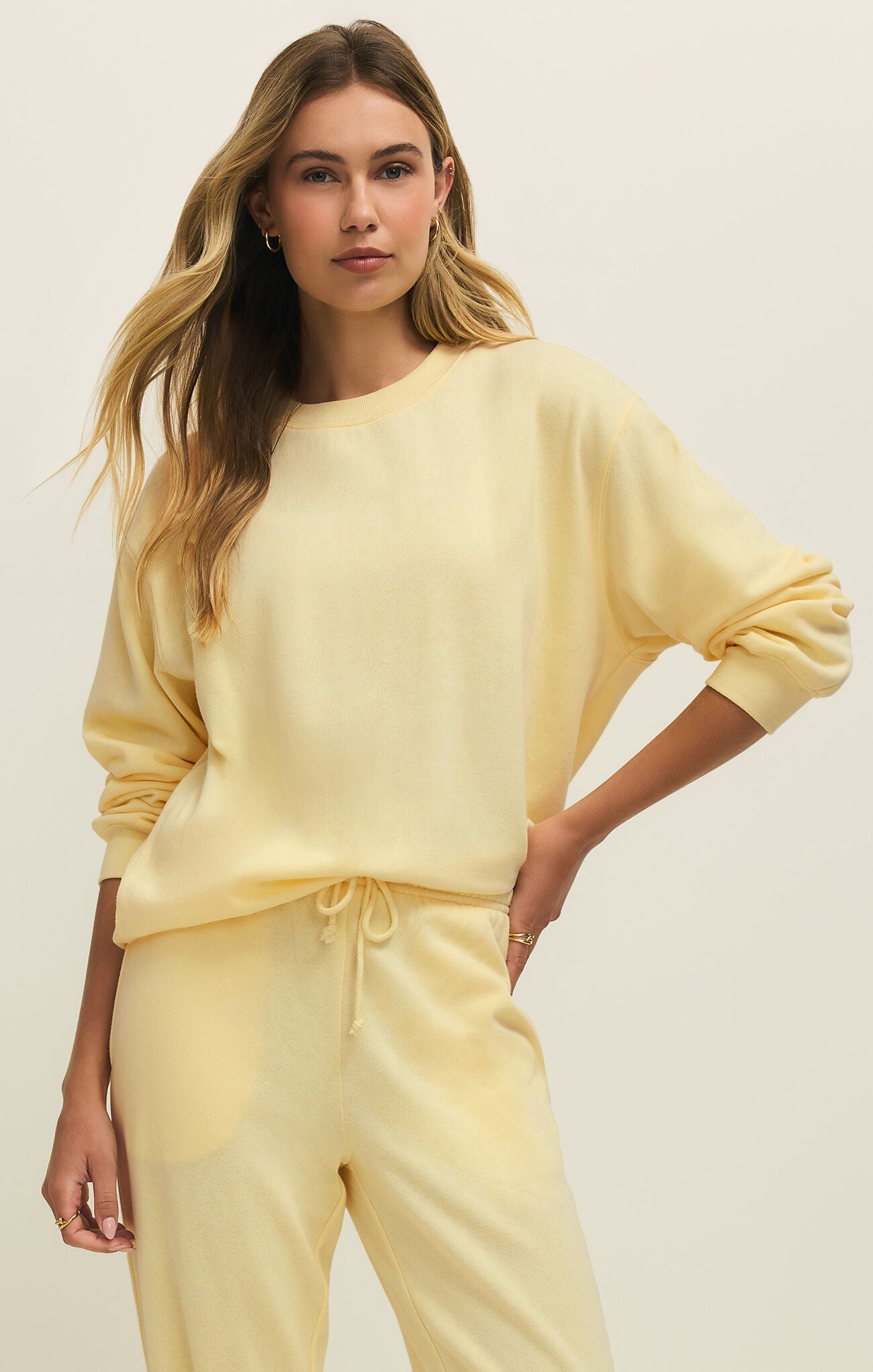 Boyfriend Sweatshirt Sunnyside - Mainstream Boutique